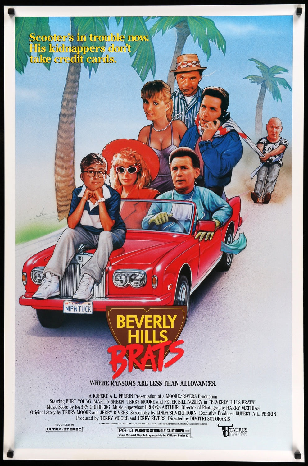 Beverly Hills Brats (1989) original movie poster for sale at Originalfilmart
