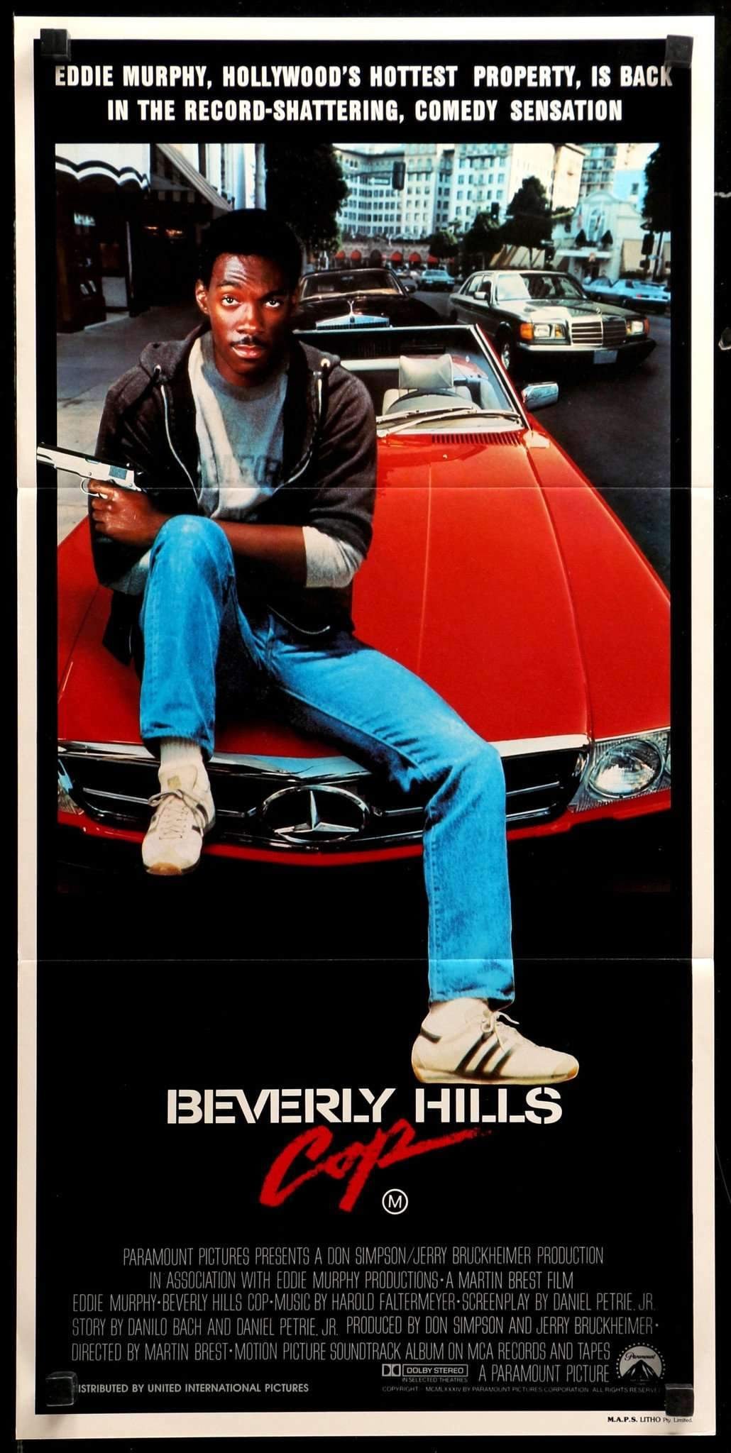Beverly Hills Cop (1984) original movie poster for sale at Originalfilmart