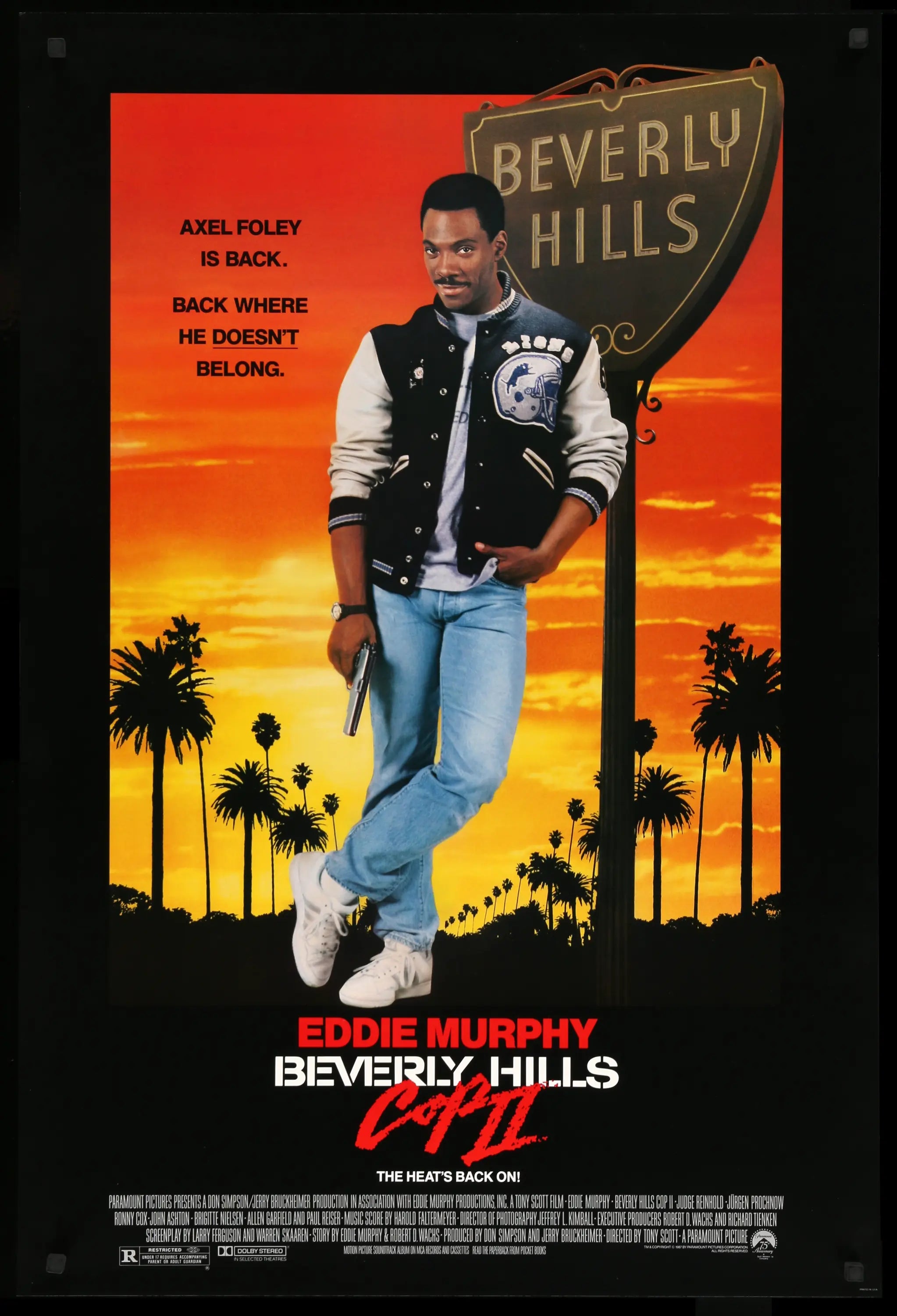 Beverly Hills Cop II (1987) original movie poster for sale at Originalfilmart