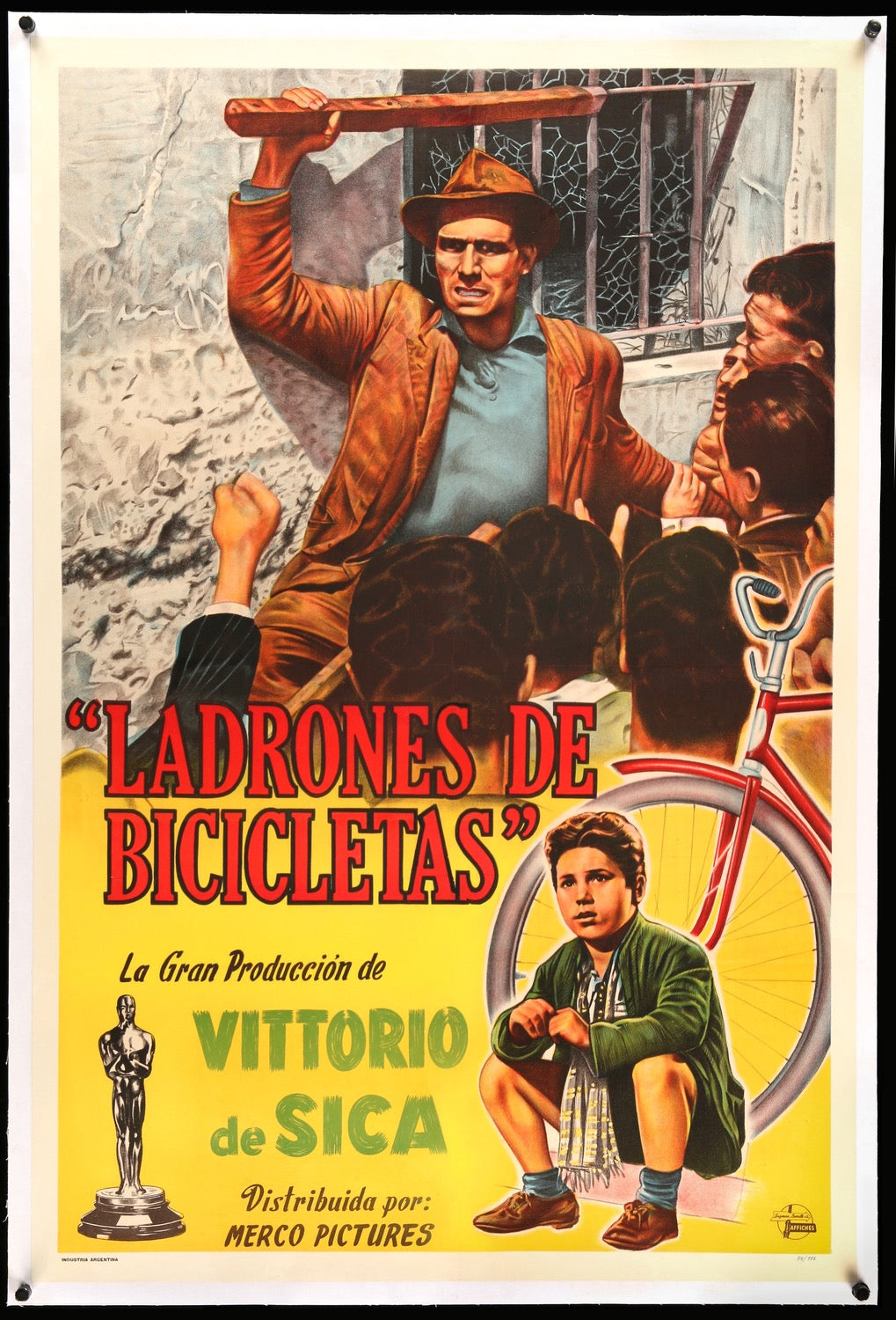 Bicycle Thieves (1948) original movie poster for sale at Originalfilmart
