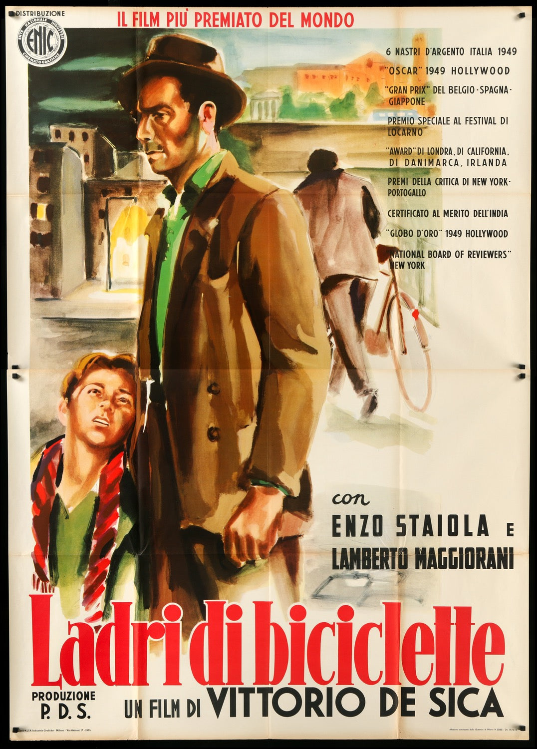 Bicycle Thieves (1948) original movie poster for sale at Originalfilmart