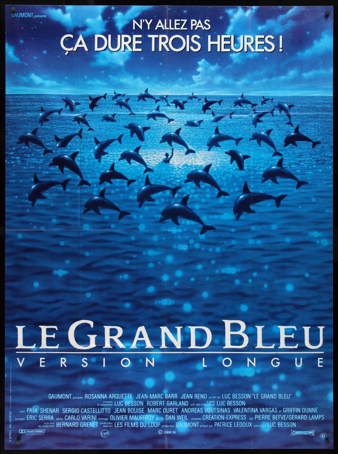 Big Blue (1988) original movie poster for sale at Originalfilmart