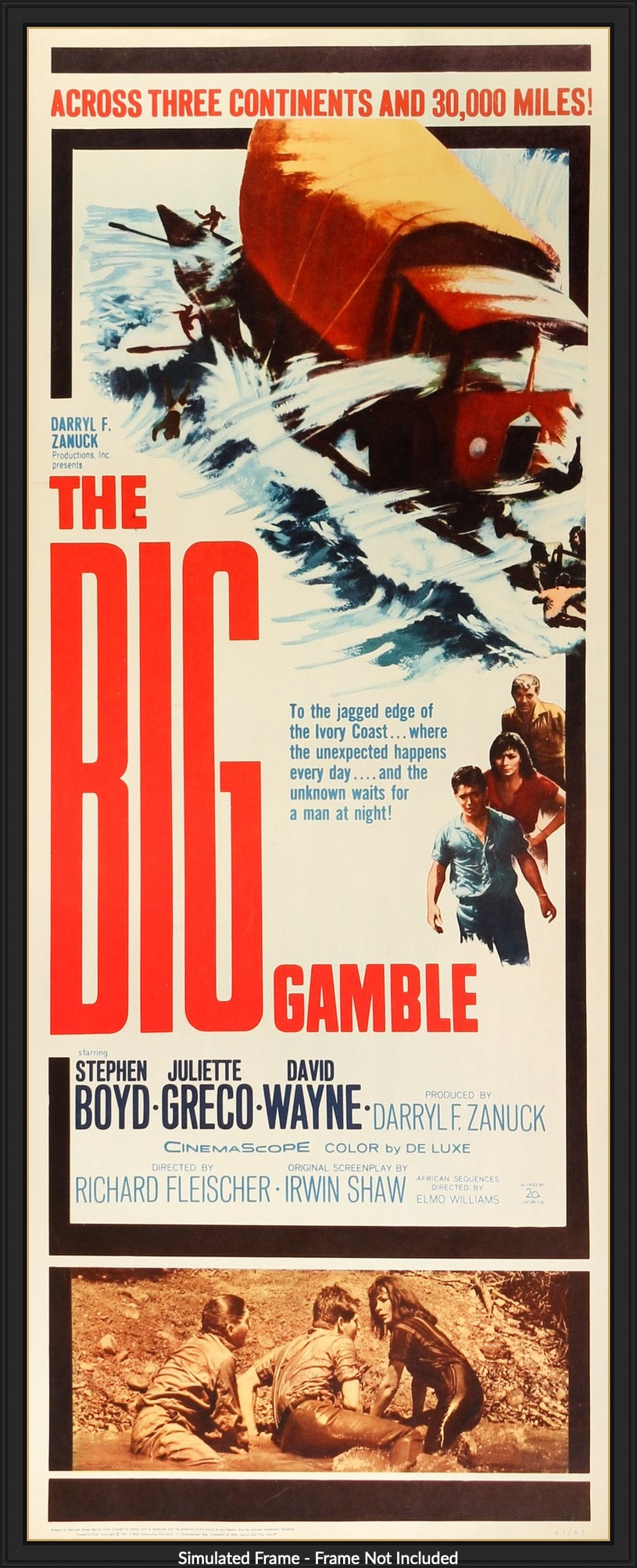 Big Gamble (1961) original movie poster for sale at Originalfilmart