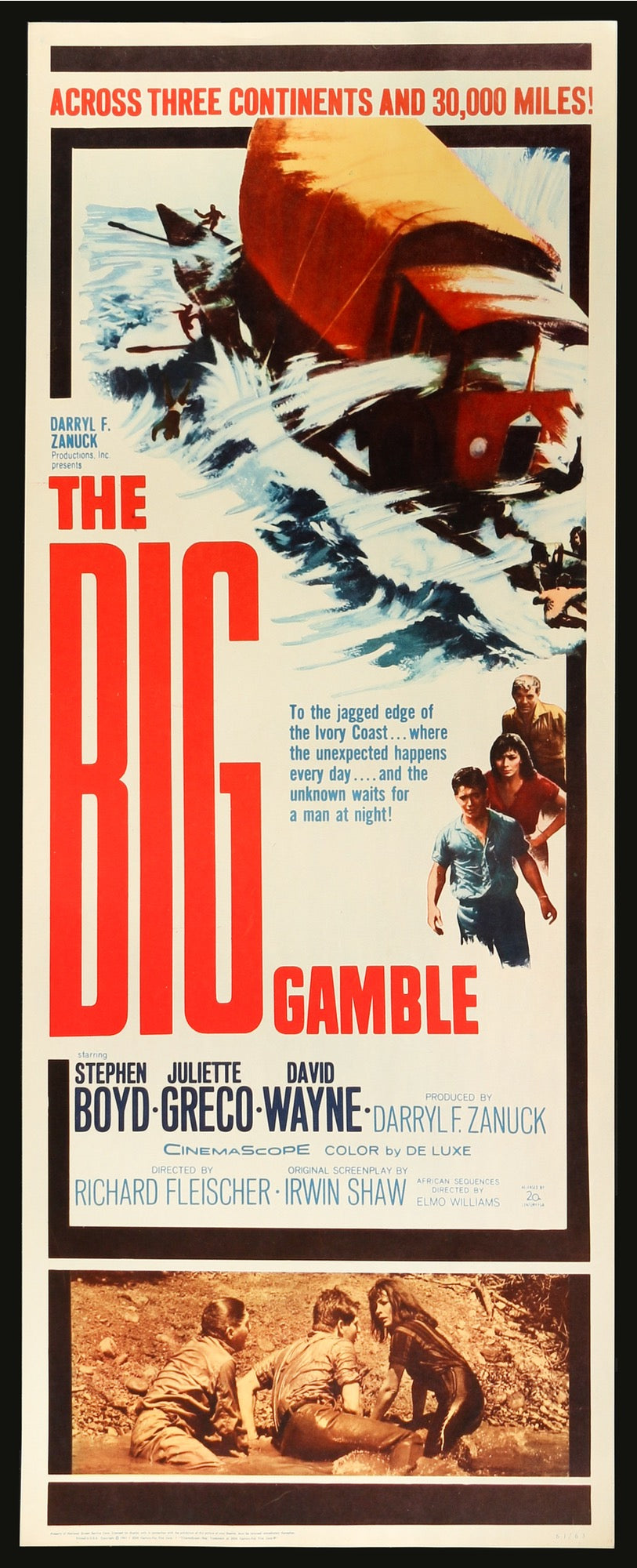 Big Gamble (1961) original movie poster for sale at Originalfilmart