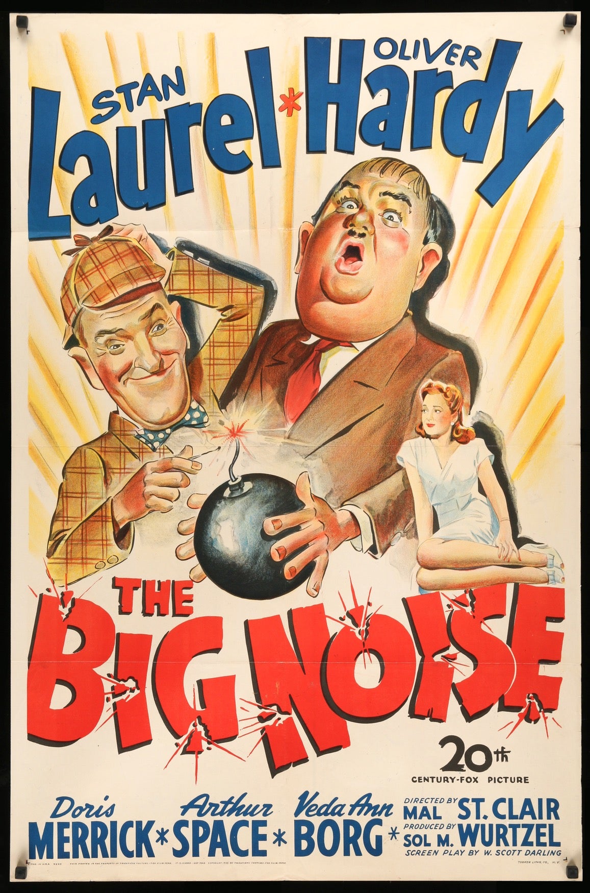 Big Noise (1944) original movie poster for sale at Originalfilmart