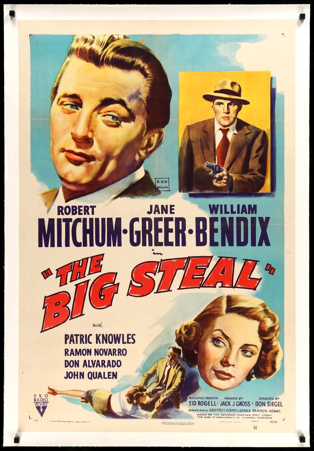Big Steal (1949) original movie poster for sale at Originalfilmart