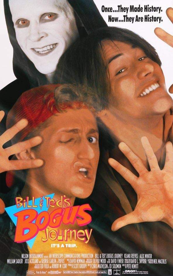Bill and Ted's Bogus Journey (1991) original movie poster for sale at Originalfilmart