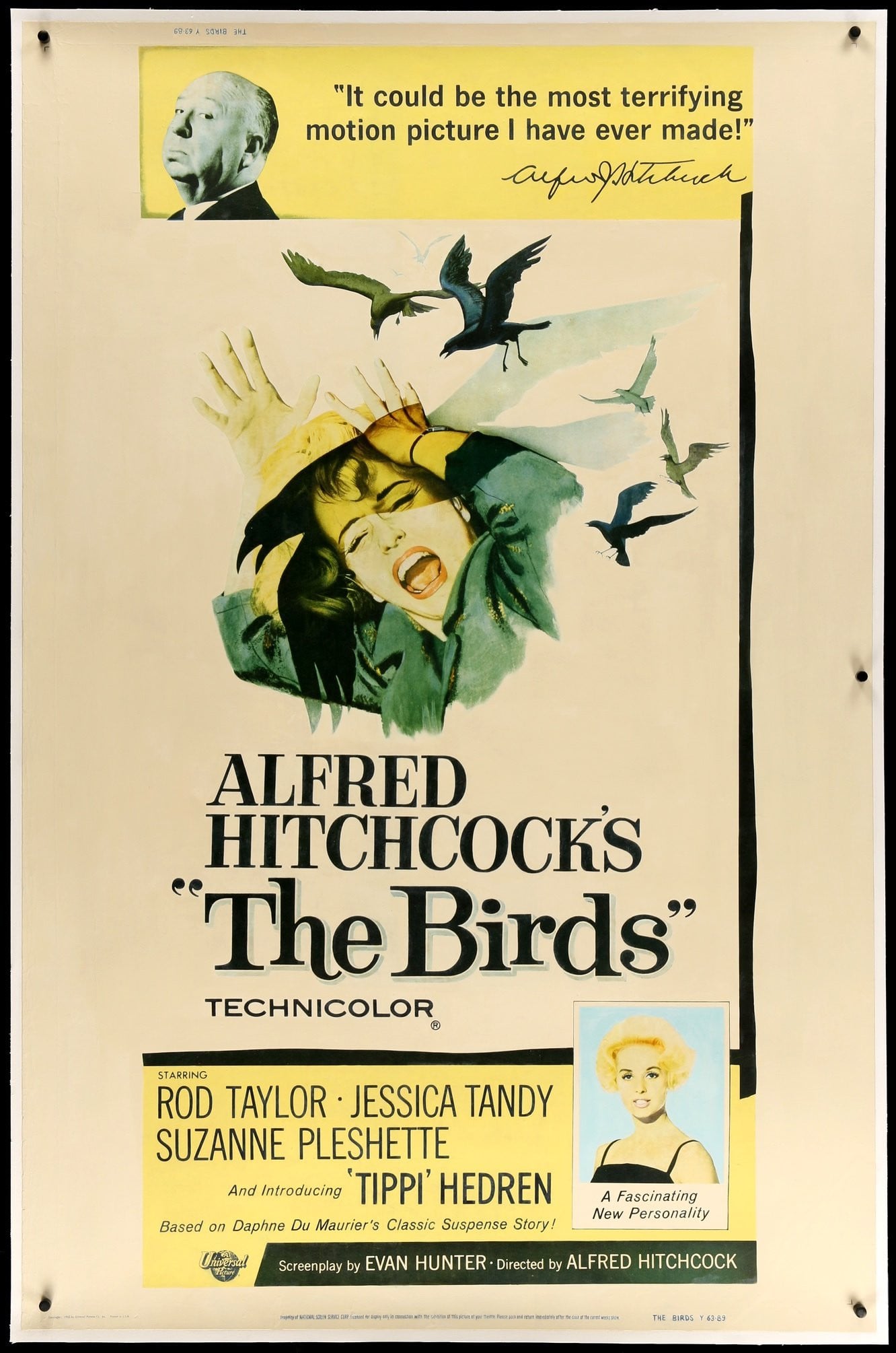 Birds (1963) original movie poster for sale at Originalfilmart