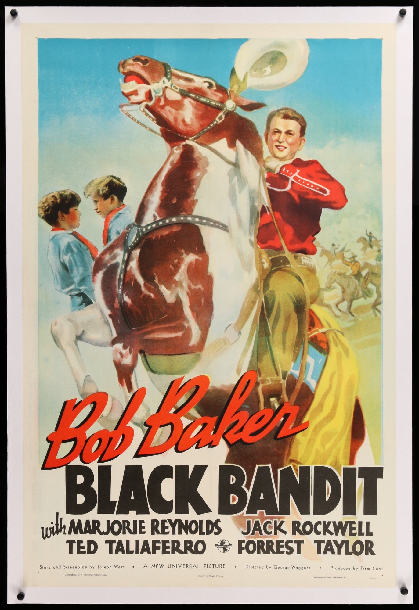 Black Bandit (1938) original movie poster for sale at Originalfilmart