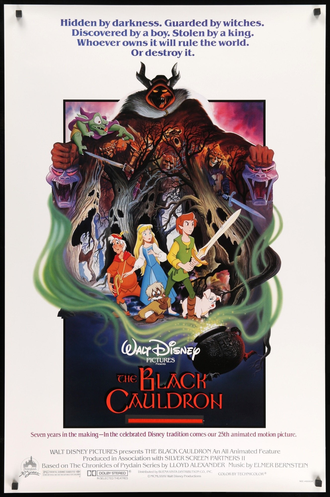 Black Cauldron (1985) original movie poster for sale at Originalfilmart