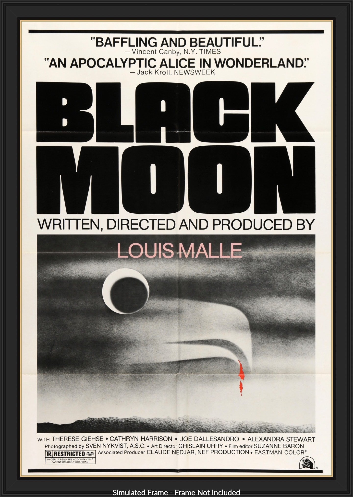 Black Moon (1975) original movie poster for sale at Originalfilmart