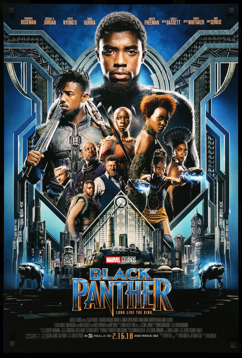 Black Panther (2018) original movie poster for sale at Originalfilmart