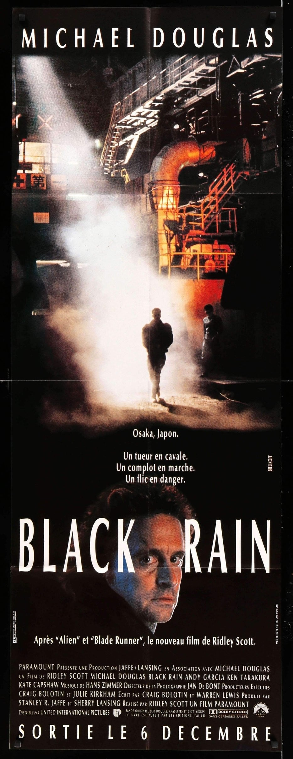 Black Rain (1989) original movie poster for sale at Originalfilmart