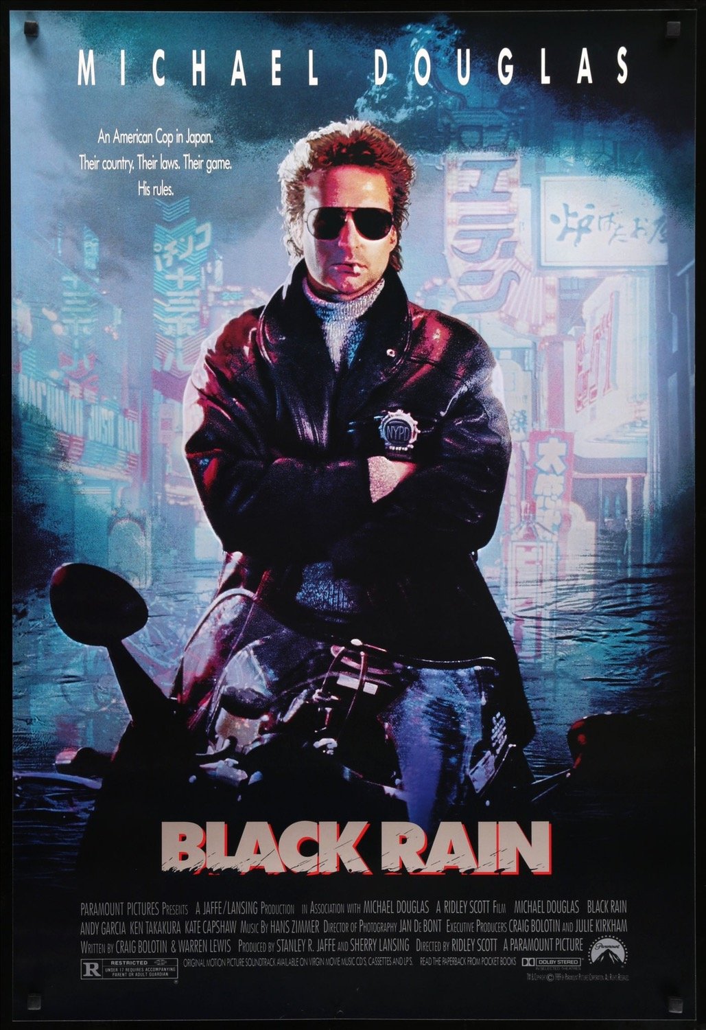 Black Rain (1989) original movie poster for sale at Originalfilmart