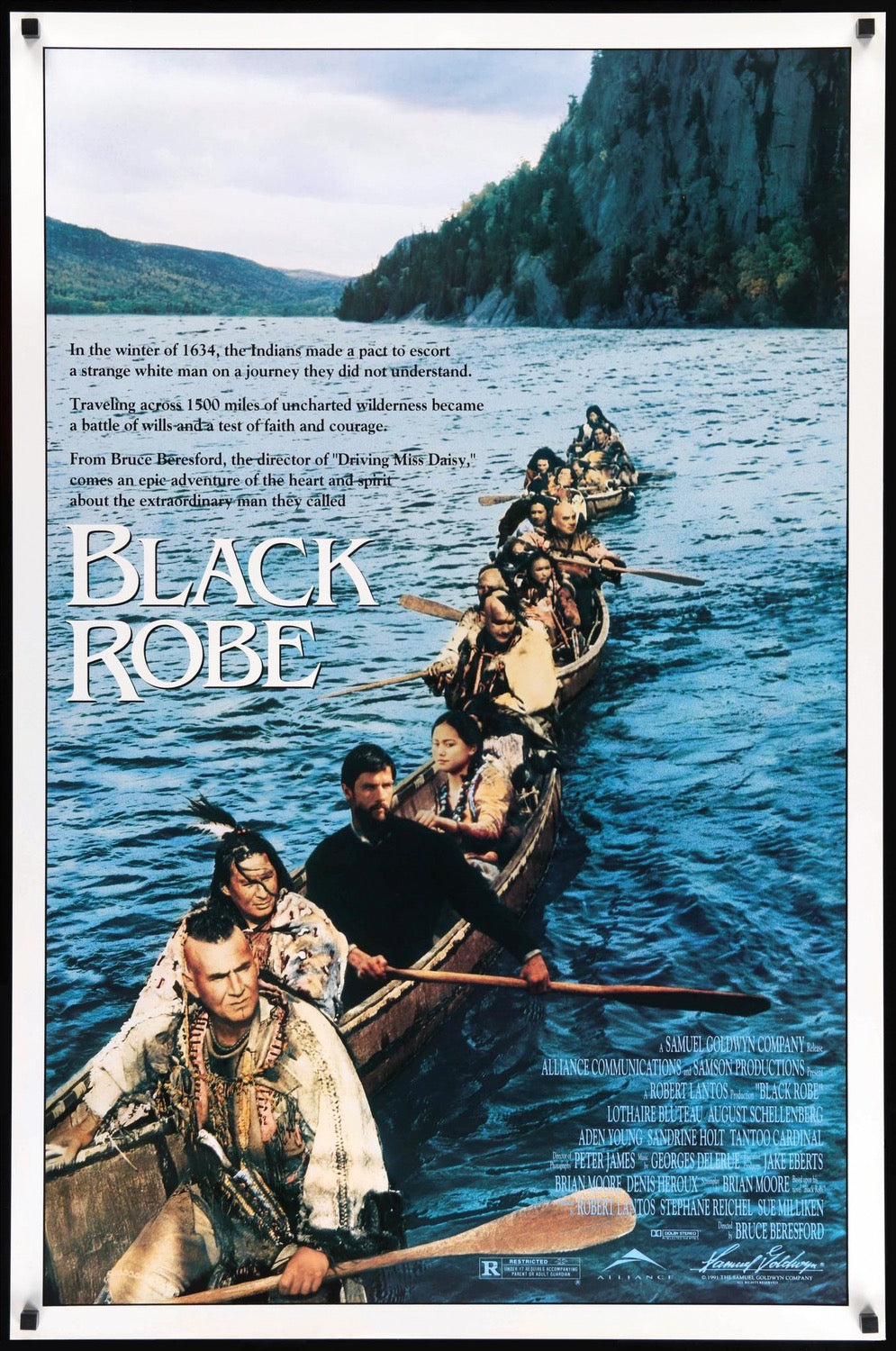 Black Robe (1991) original movie poster for sale at Originalfilmart