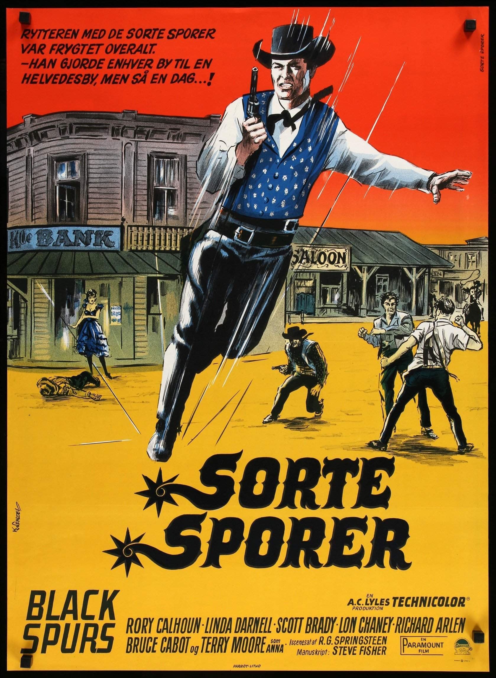 Black Spurs (1965) original movie poster for sale at Originalfilmart