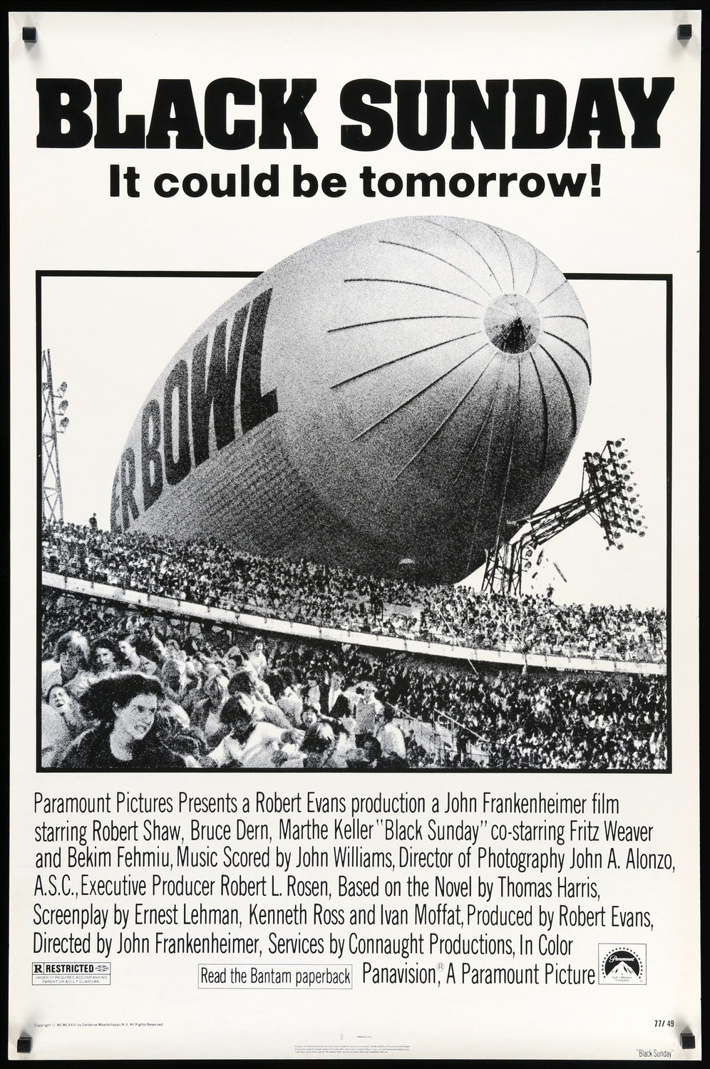 Black Sunday (1977) original movie poster for sale at Originalfilmart