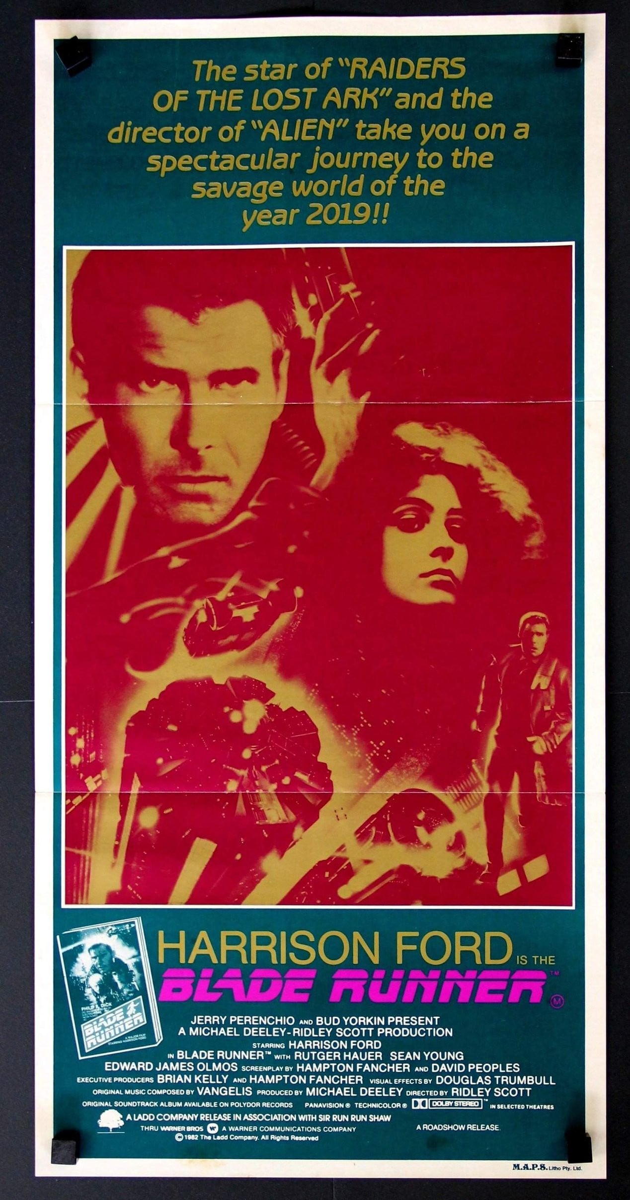 Blade Runner (1982) original movie poster for sale at Originalfilmart