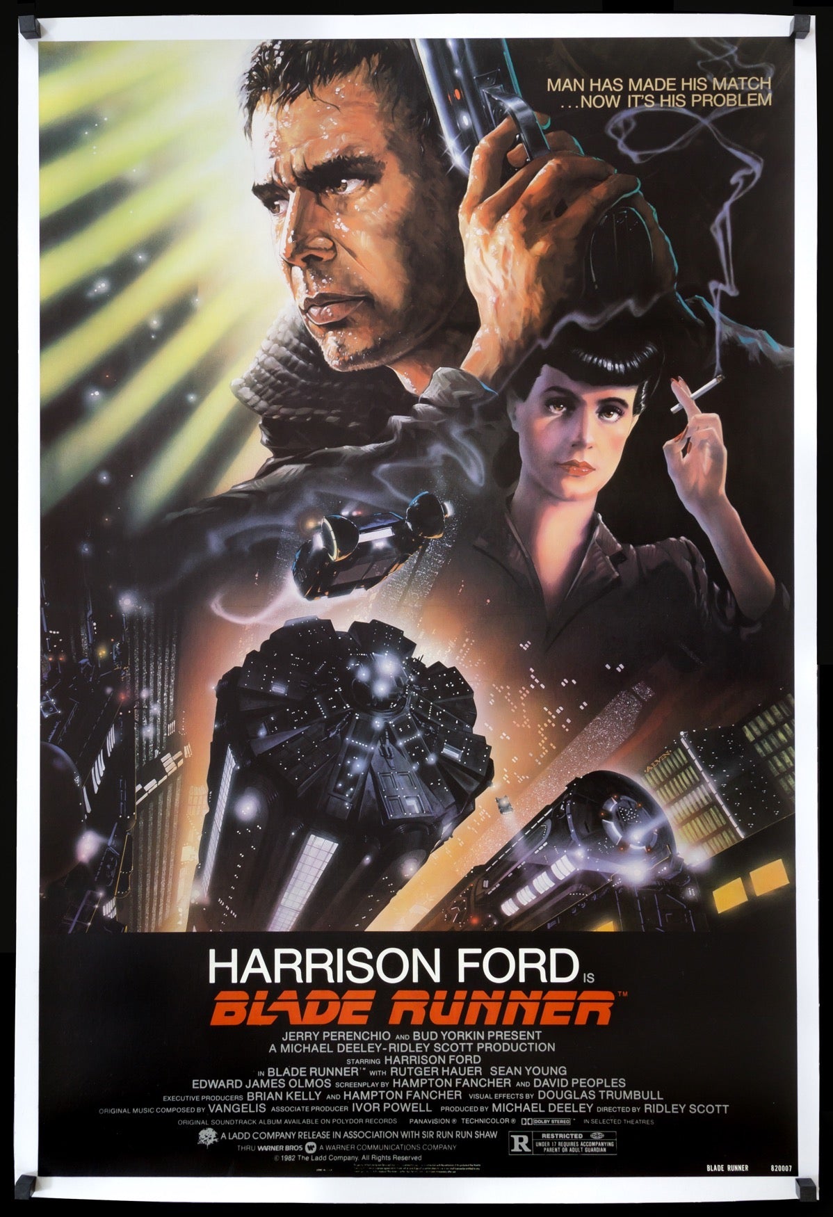 Blade Runner (1982) original movie poster for sale at Originalfilmart
