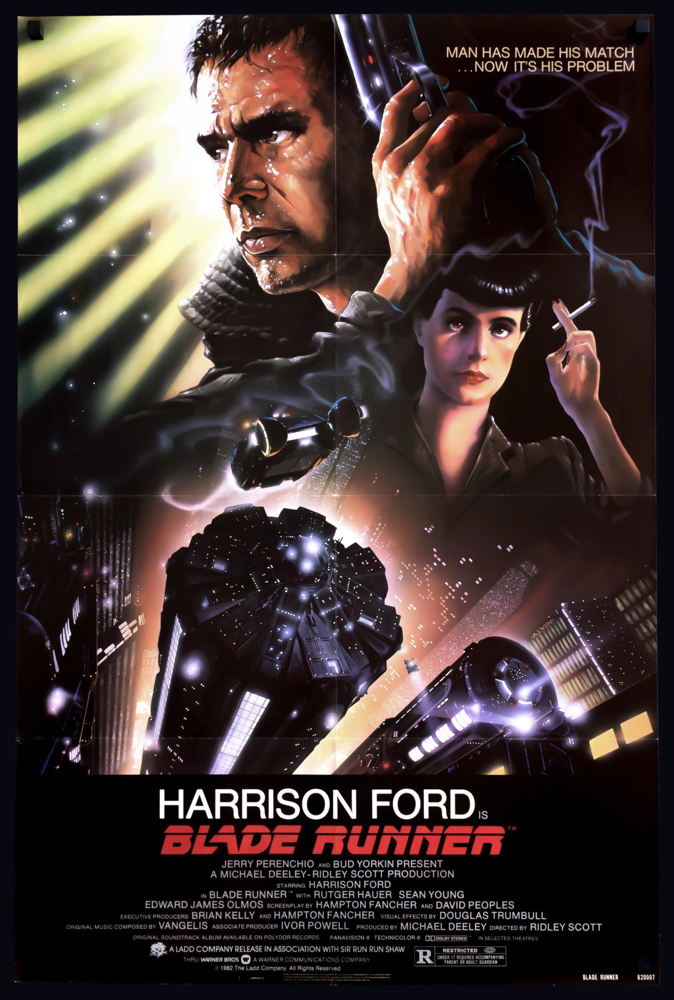 Blade Runner (1982) original movie poster for sale at Originalfilmart