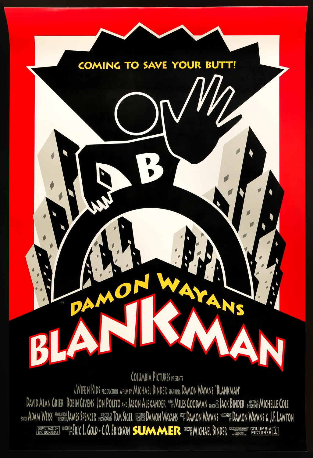 Blankman (1994) original movie poster for sale at Originalfilmart