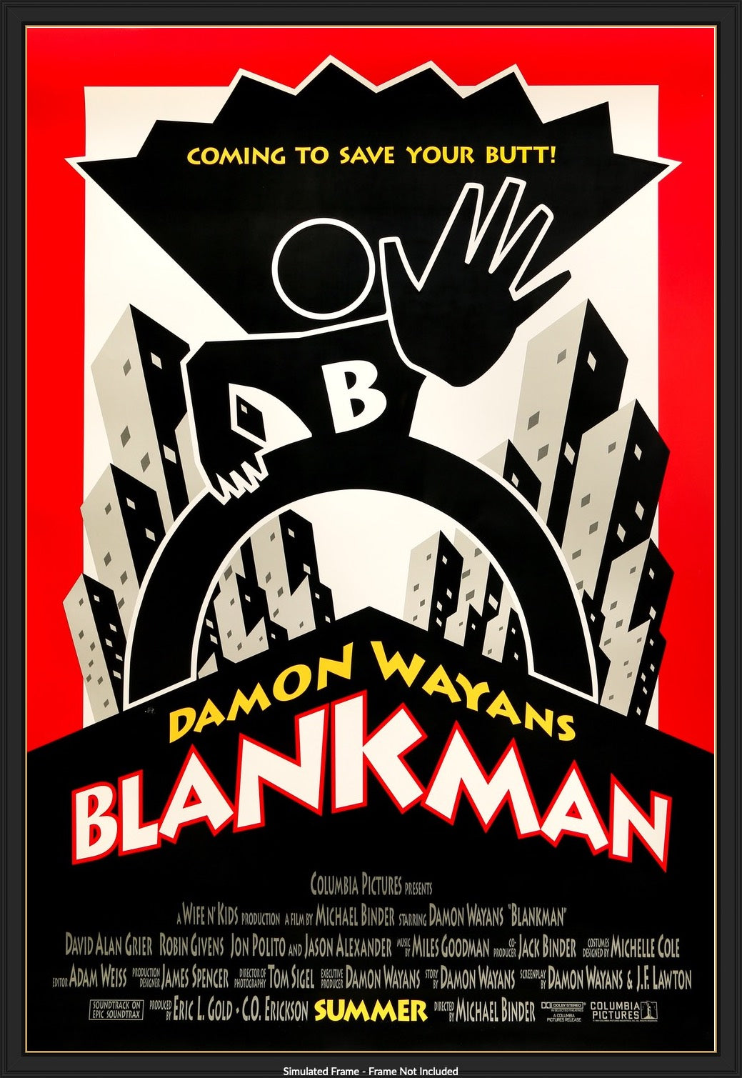 Blankman (1994) original movie poster for sale at Originalfilmart
