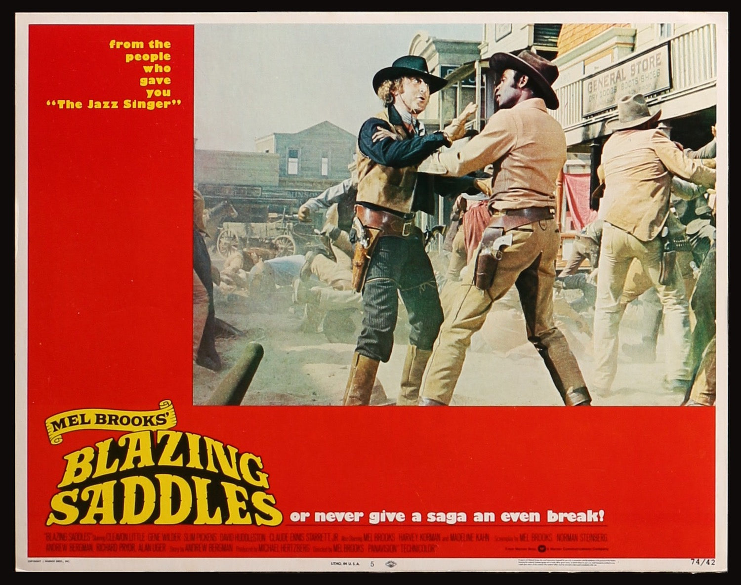 Blazing Saddles (1974) original movie poster for sale at Originalfilmart
