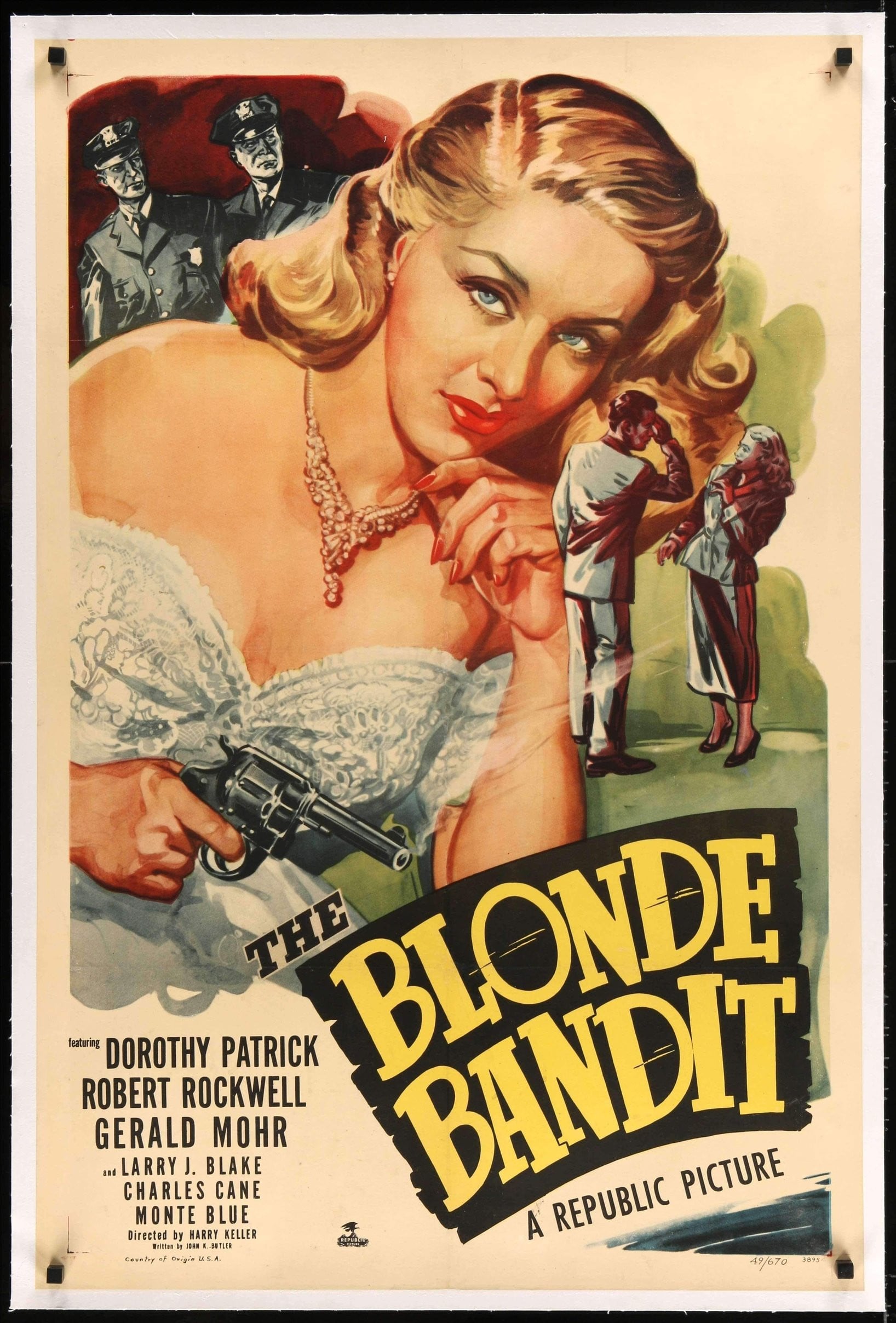 Blonde Bandit (1949) original movie poster for sale at Originalfilmart