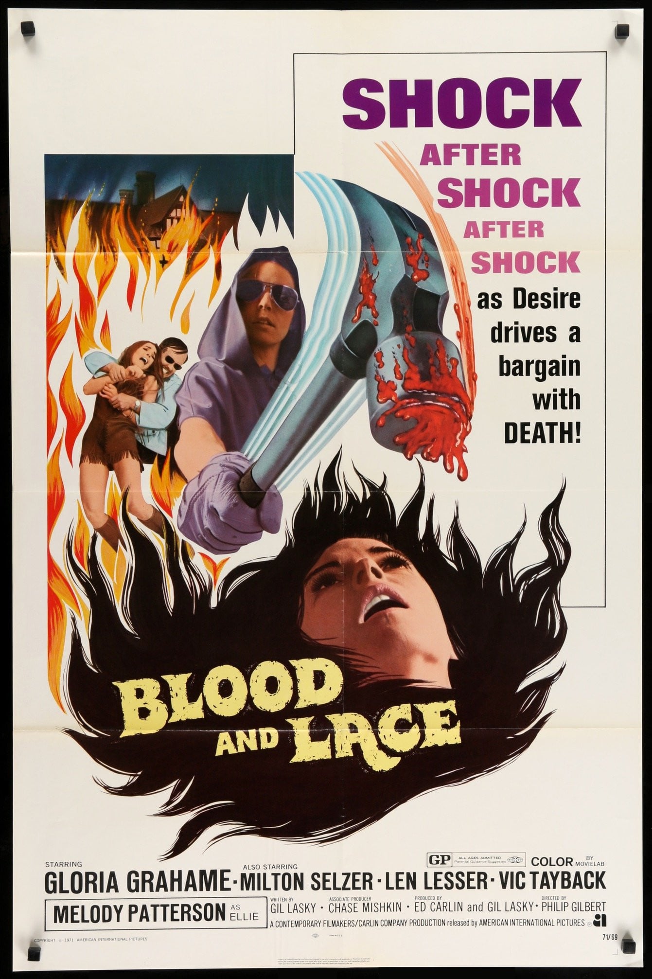 Blood and Lace (1971) original movie poster for sale at Originalfilmart