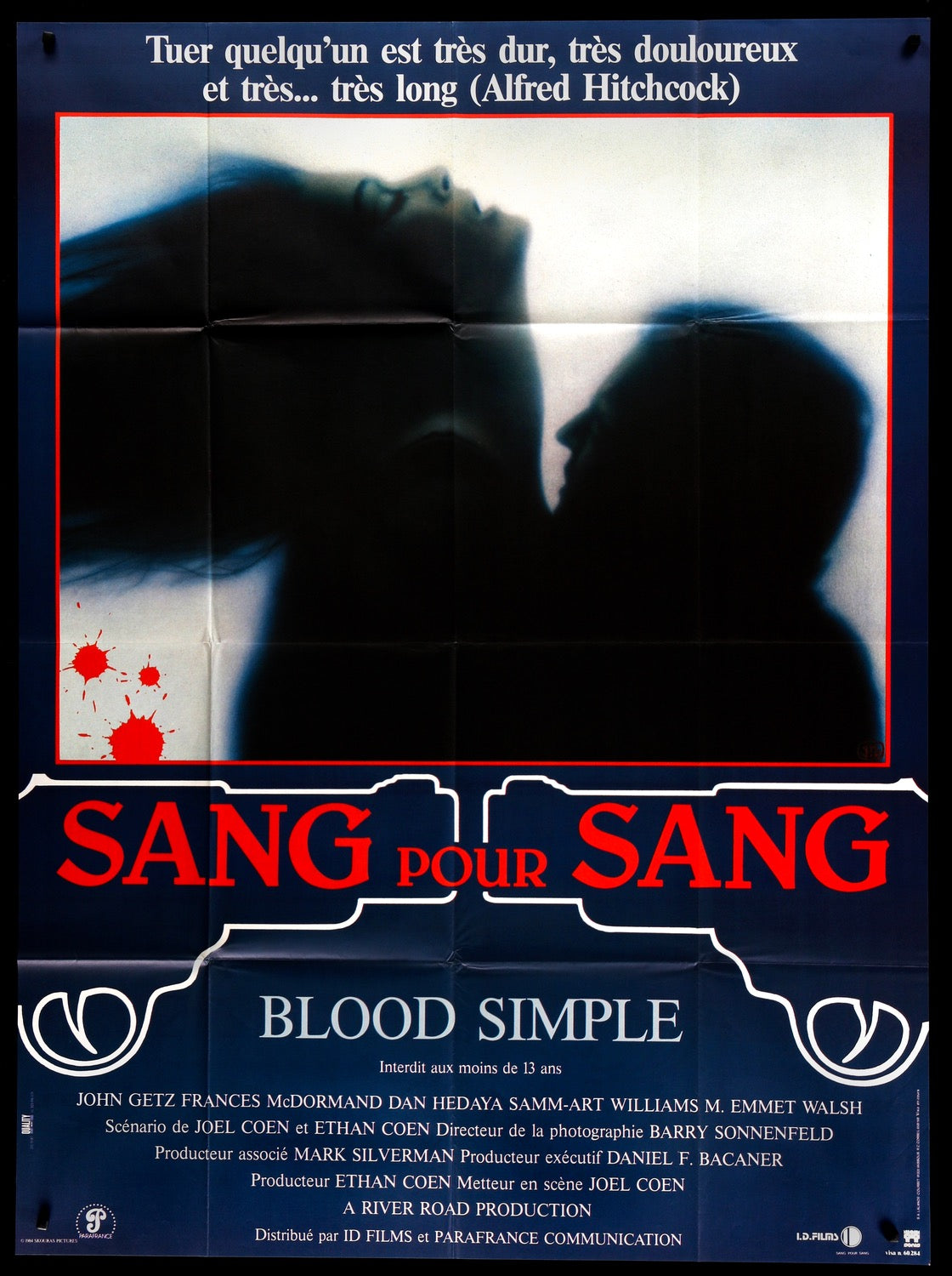 Blood Simple (1985) original movie poster for sale at Originalfilmart