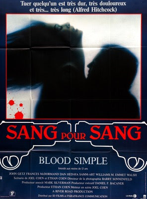 Blood Simple (1985) original movie poster for sale at Originalfilmart