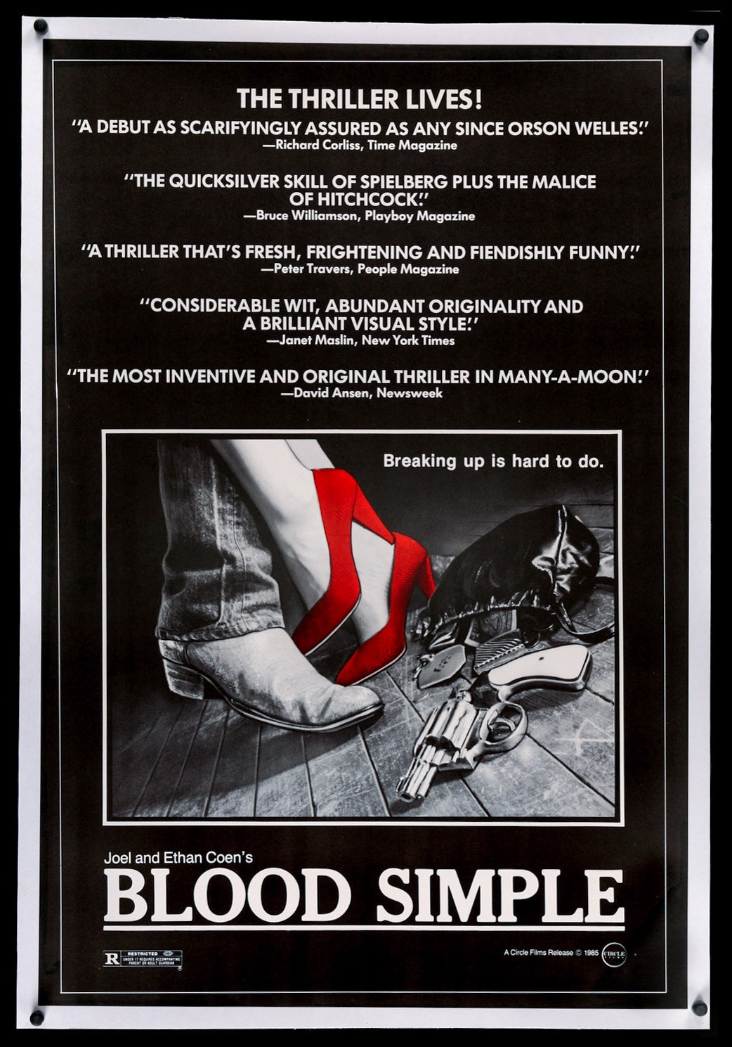 Blood Simple (1984) original movie poster for sale at Originalfilmart