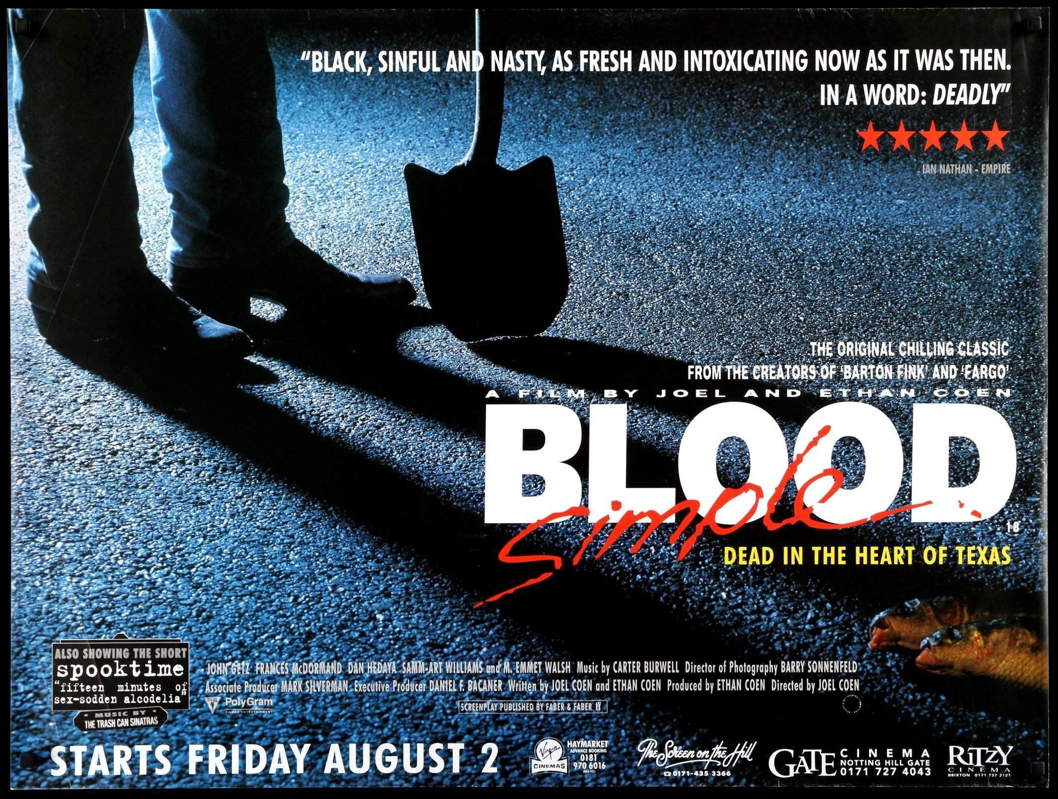 Blood Simple (1985) original movie poster for sale at Originalfilmart
