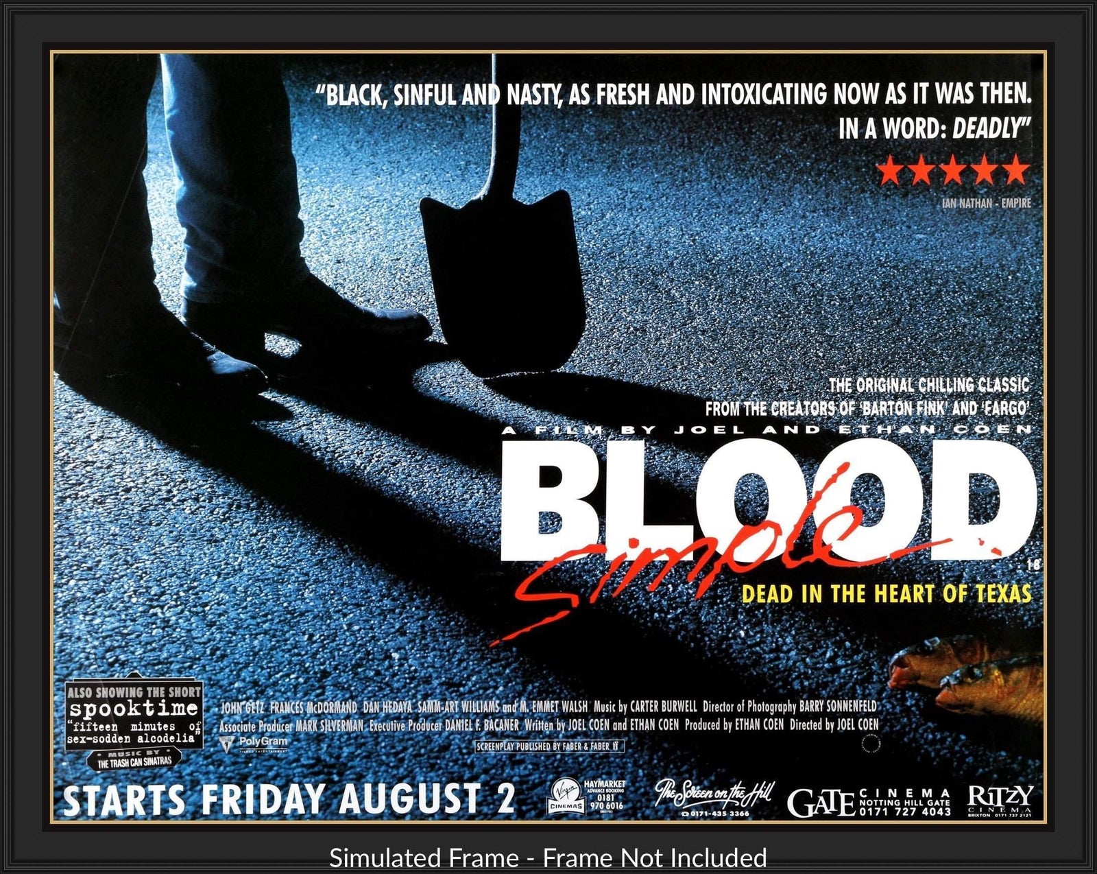 Blood Simple (1985) original movie poster for sale at Originalfilmart