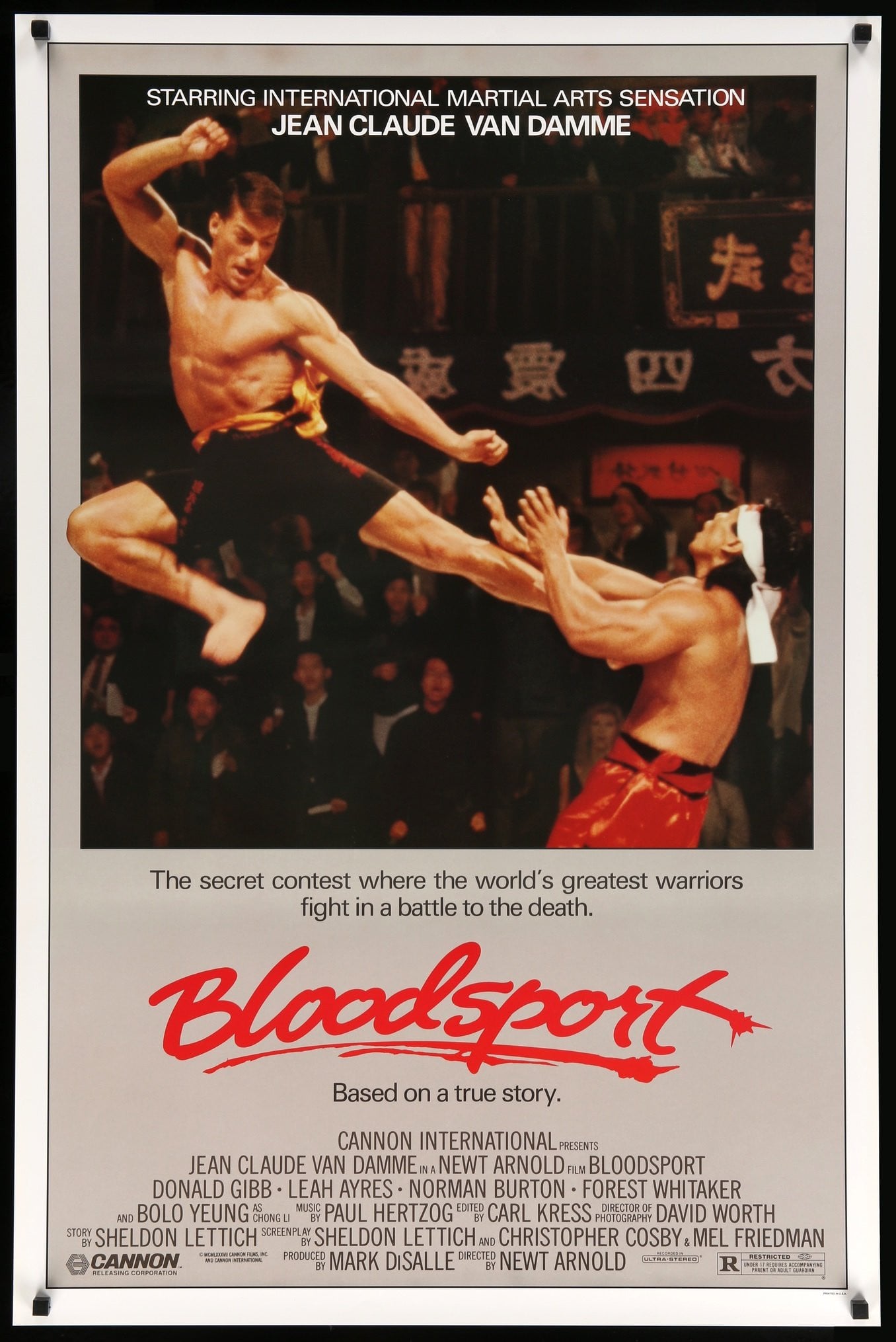 Bloodsport (1988) original movie poster for sale at Originalfilmart