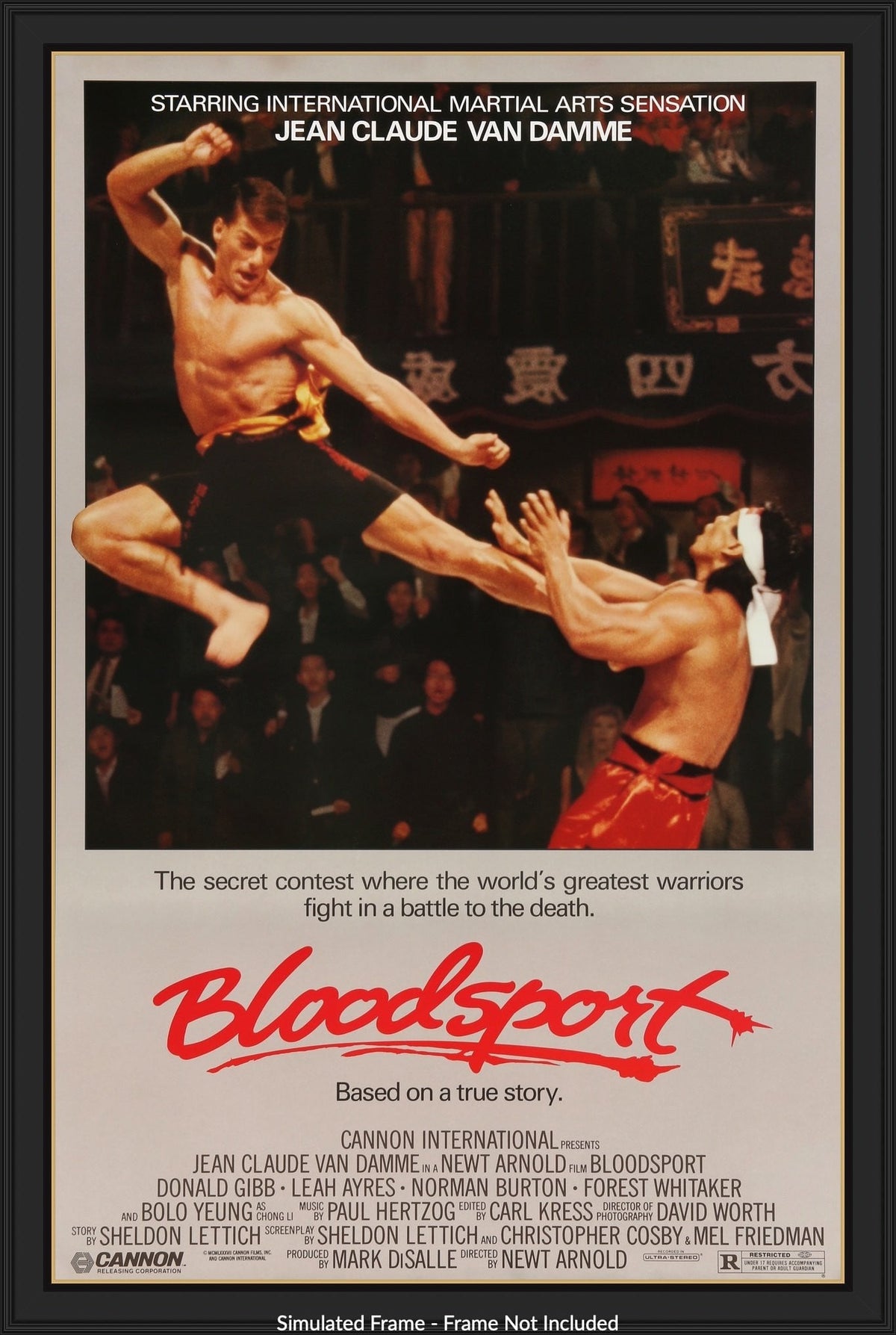 Bloodsport (1988) original movie poster for sale at Originalfilmart
