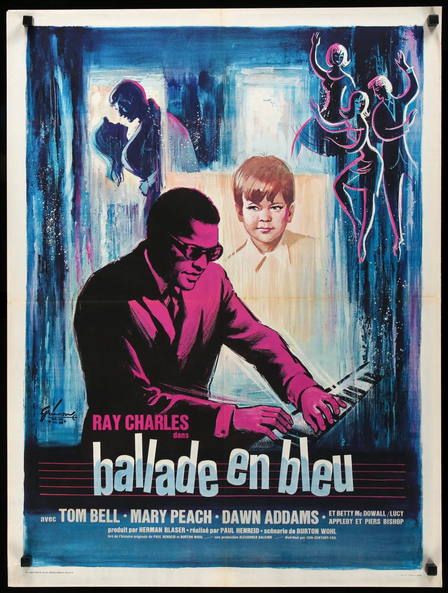 Blues for Lovers (1965) original movie poster for sale at Originalfilmart