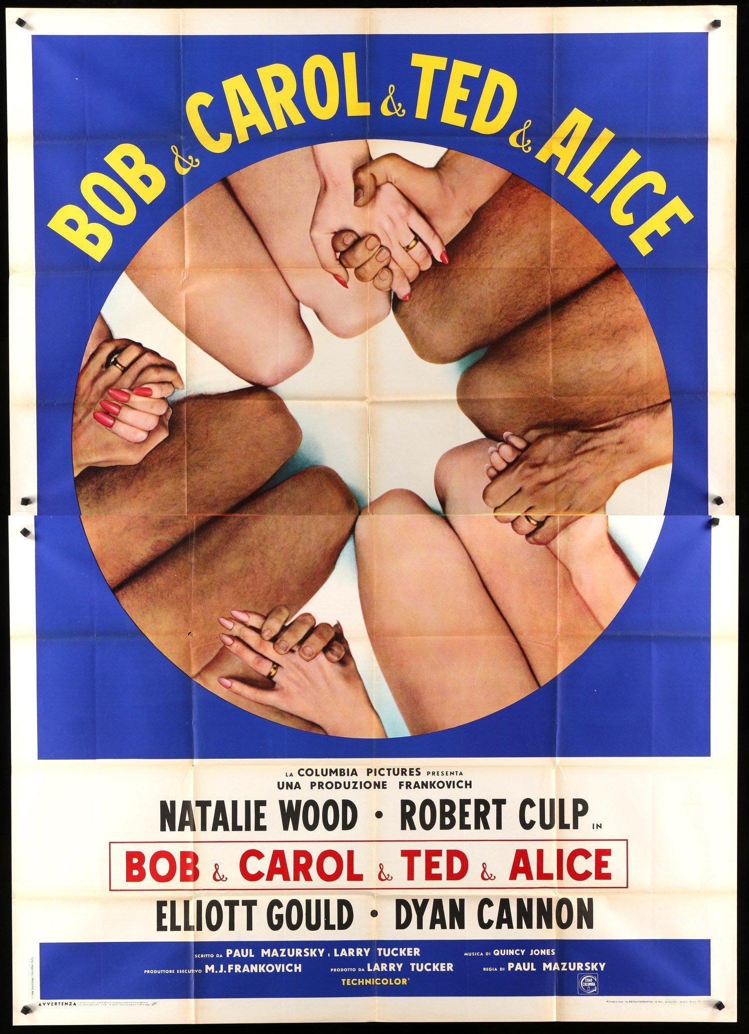 Bob and Carol and Ted and Alice (1969) original movie poster for sale at Originalfilmart
