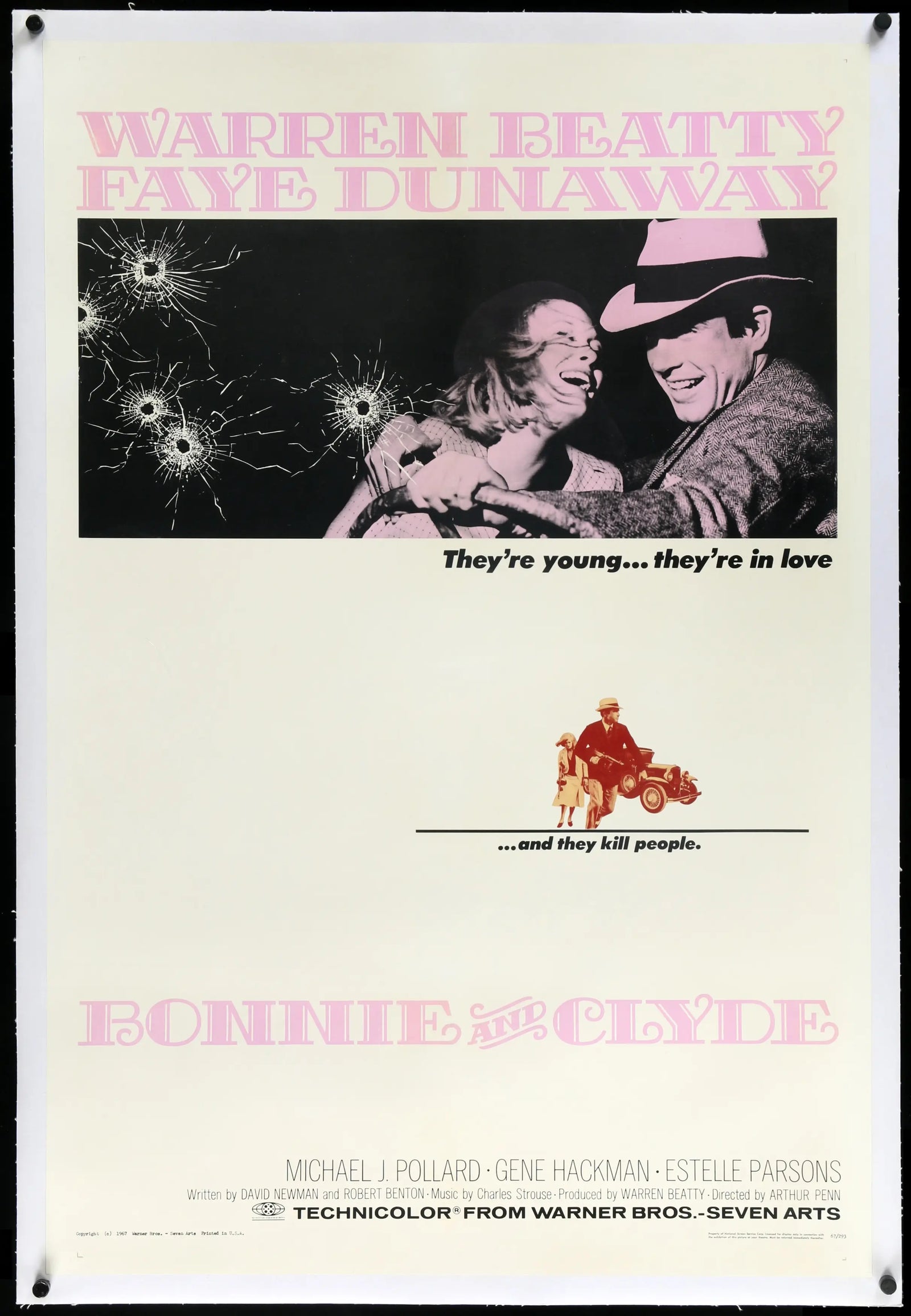 Bonnie and Clyde (1967) original movie poster for sale at Originalfilmart