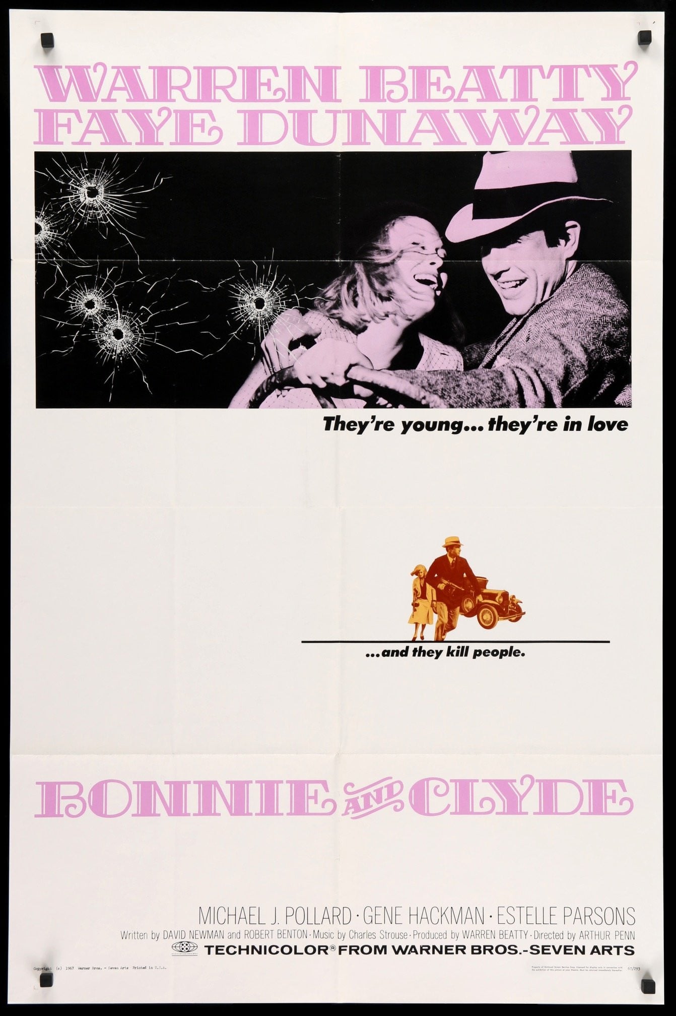 Bonnie and Clyde (1967) original movie poster for sale at Originalfilmart