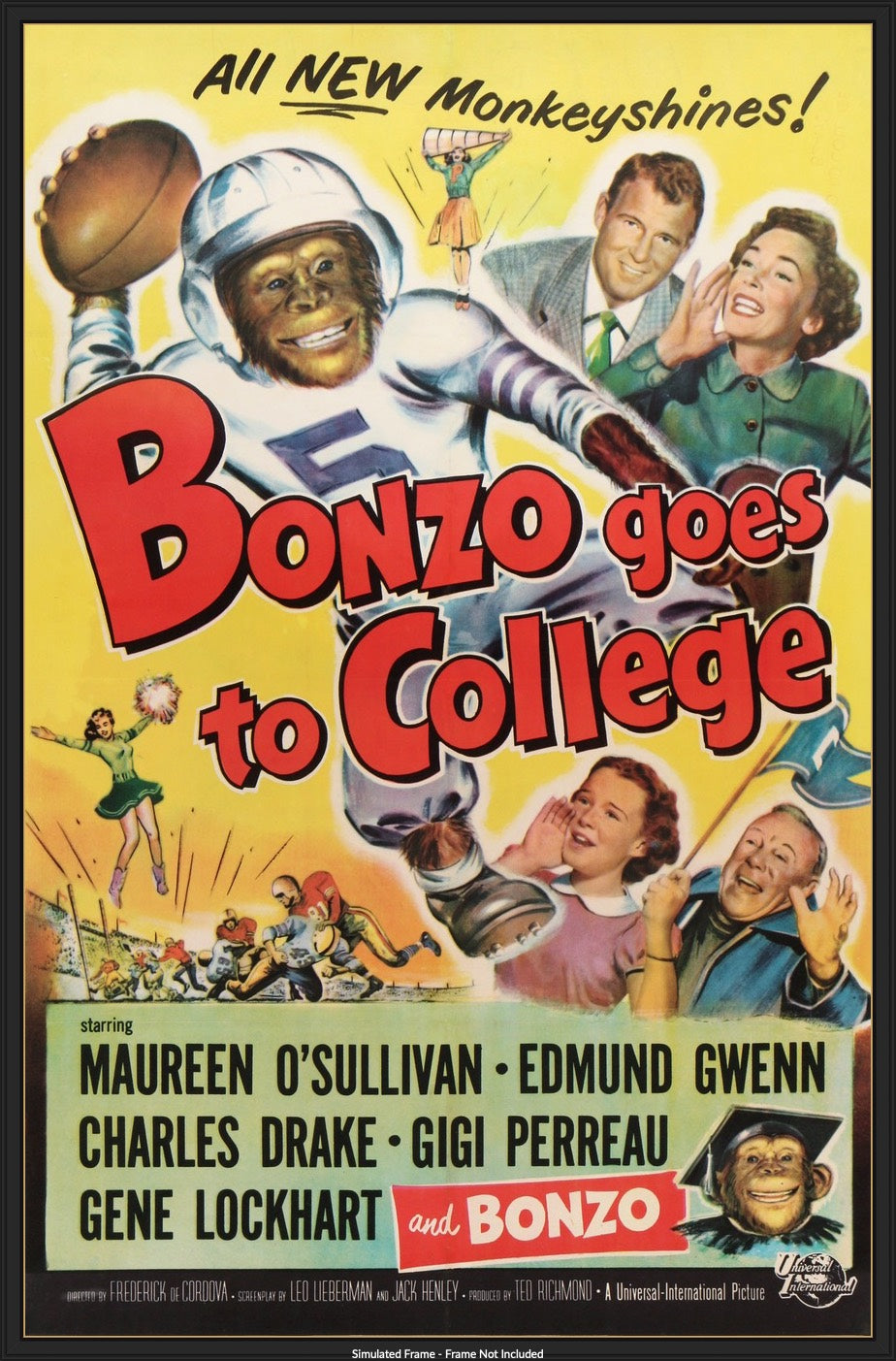Bonzo Goes to College (1952) original movie poster for sale at Originalfilmart