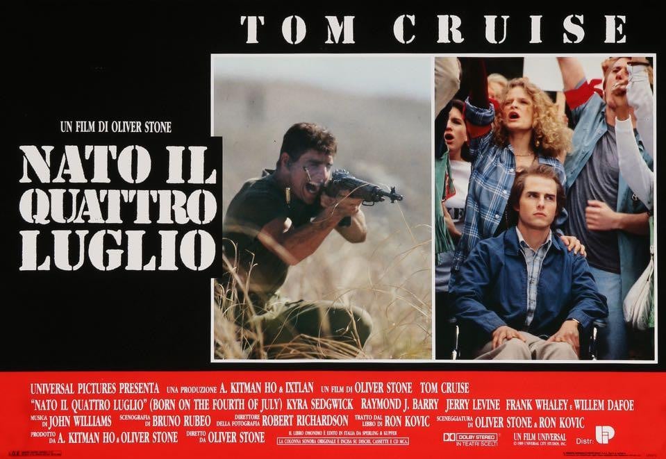 Born on the Fourth of July (1989) original movie poster for sale at Originalfilmart