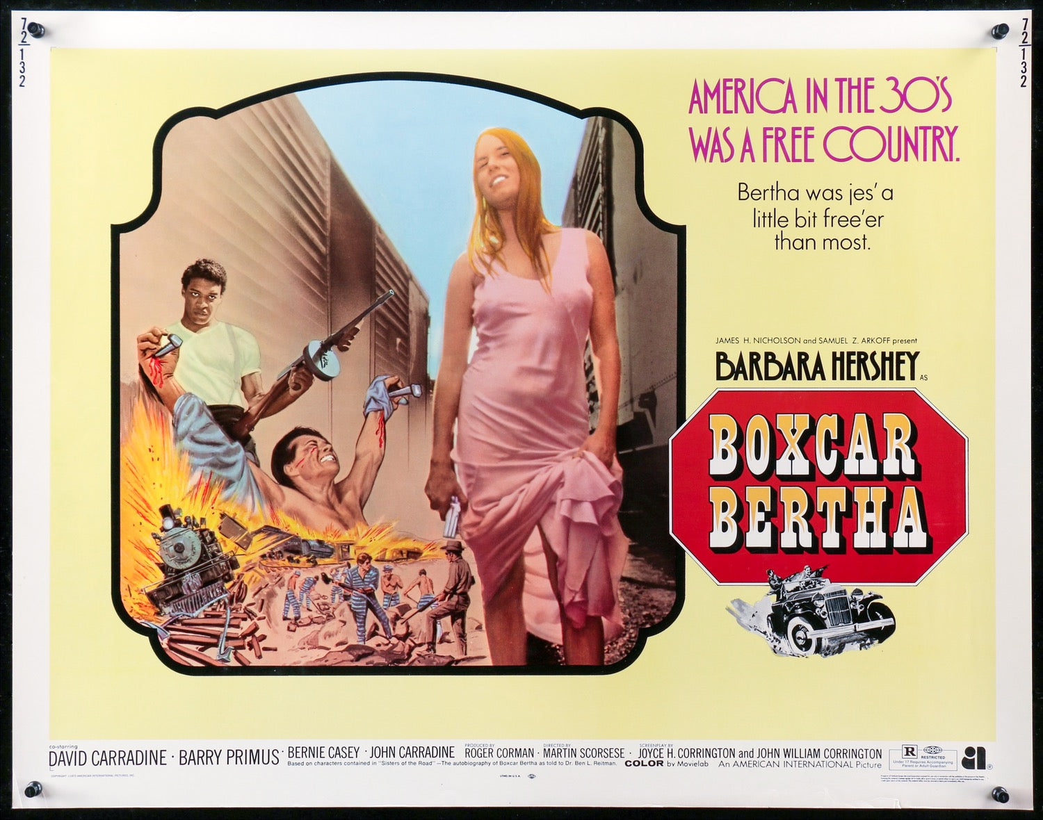 Boxcar Bertha (1972) original movie poster for sale at Originalfilmart