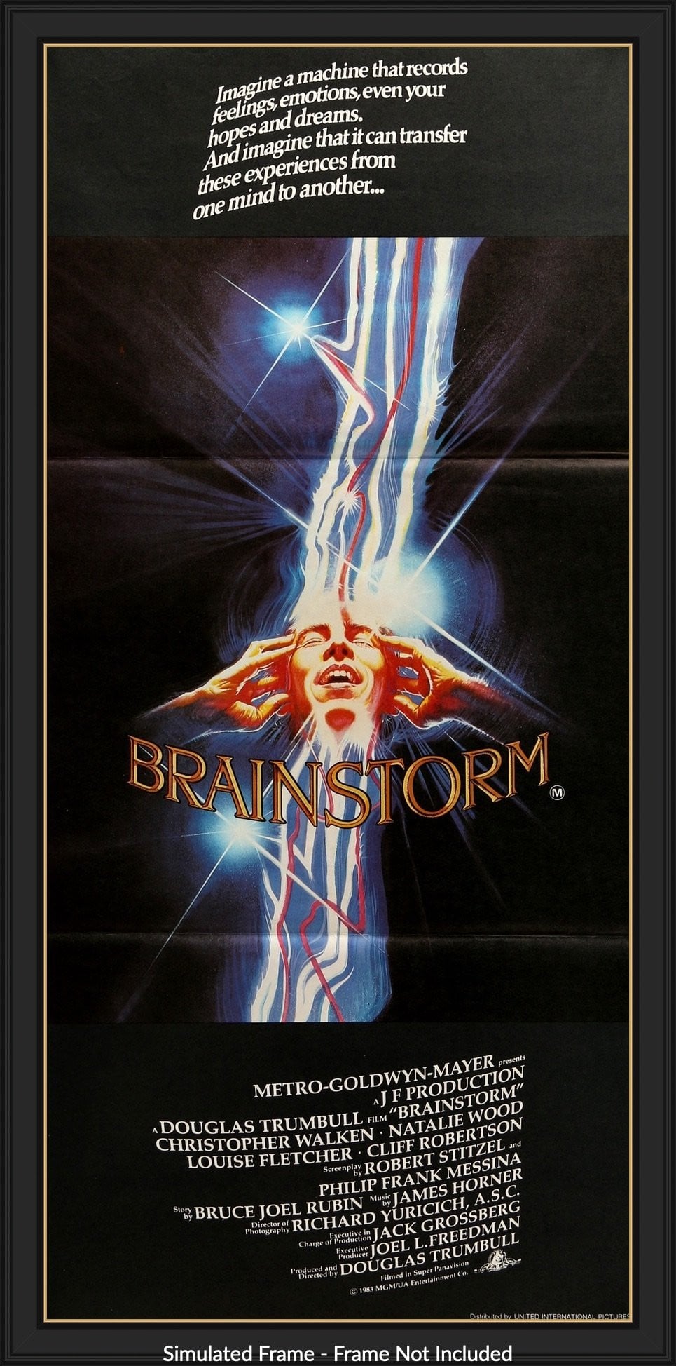 Brainstorm (1983) original movie poster for sale at Originalfilmart