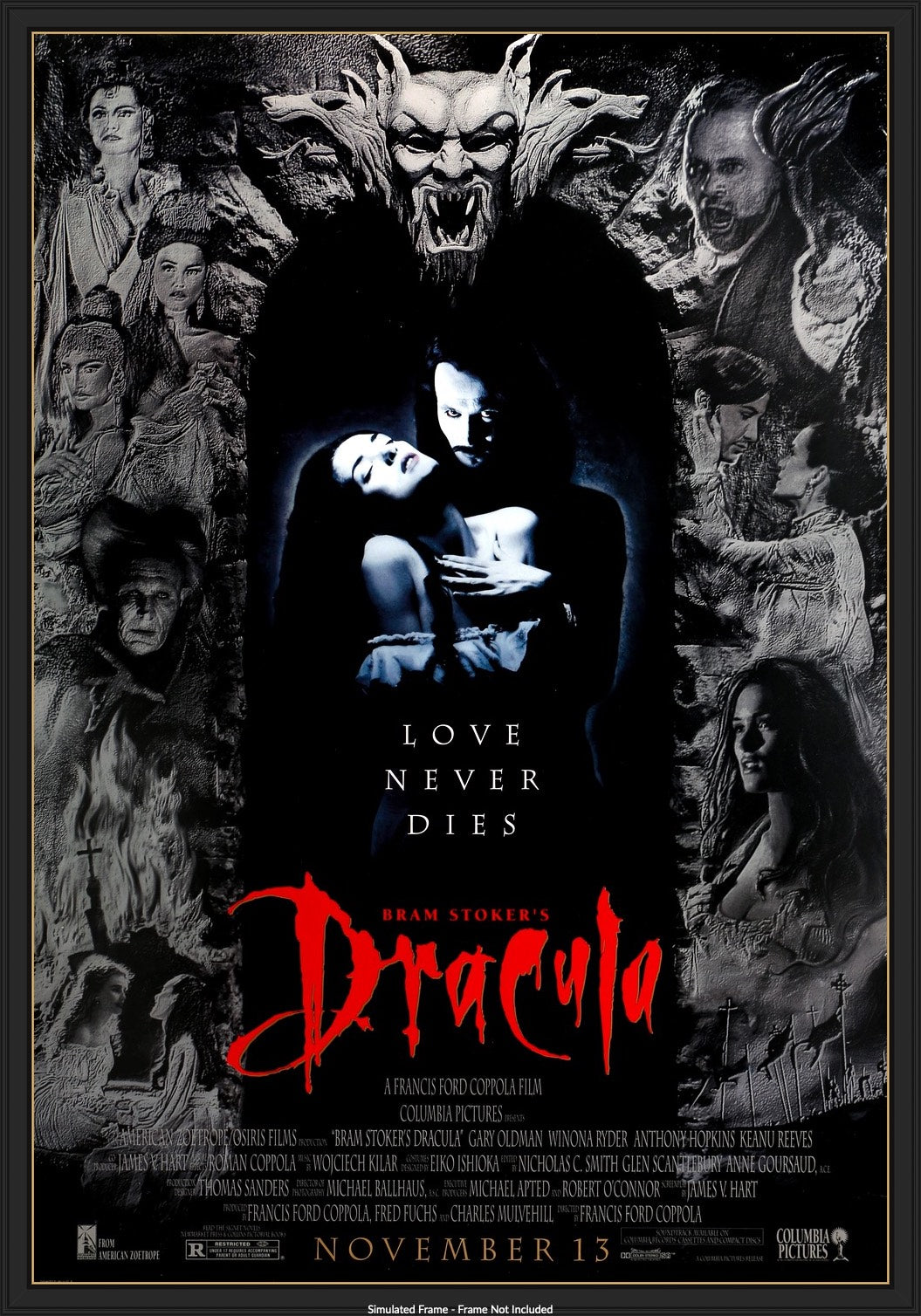 Bram Stoker's Dracula (1992) original movie poster for sale at Originalfilmart