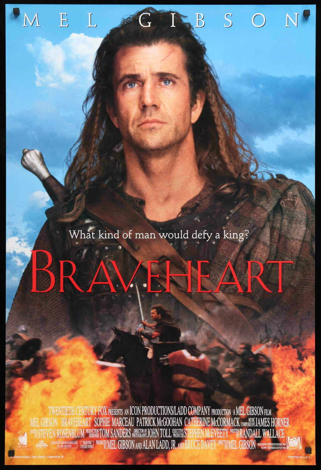 Braveheart (1995) original movie poster for sale at Originalfilmart