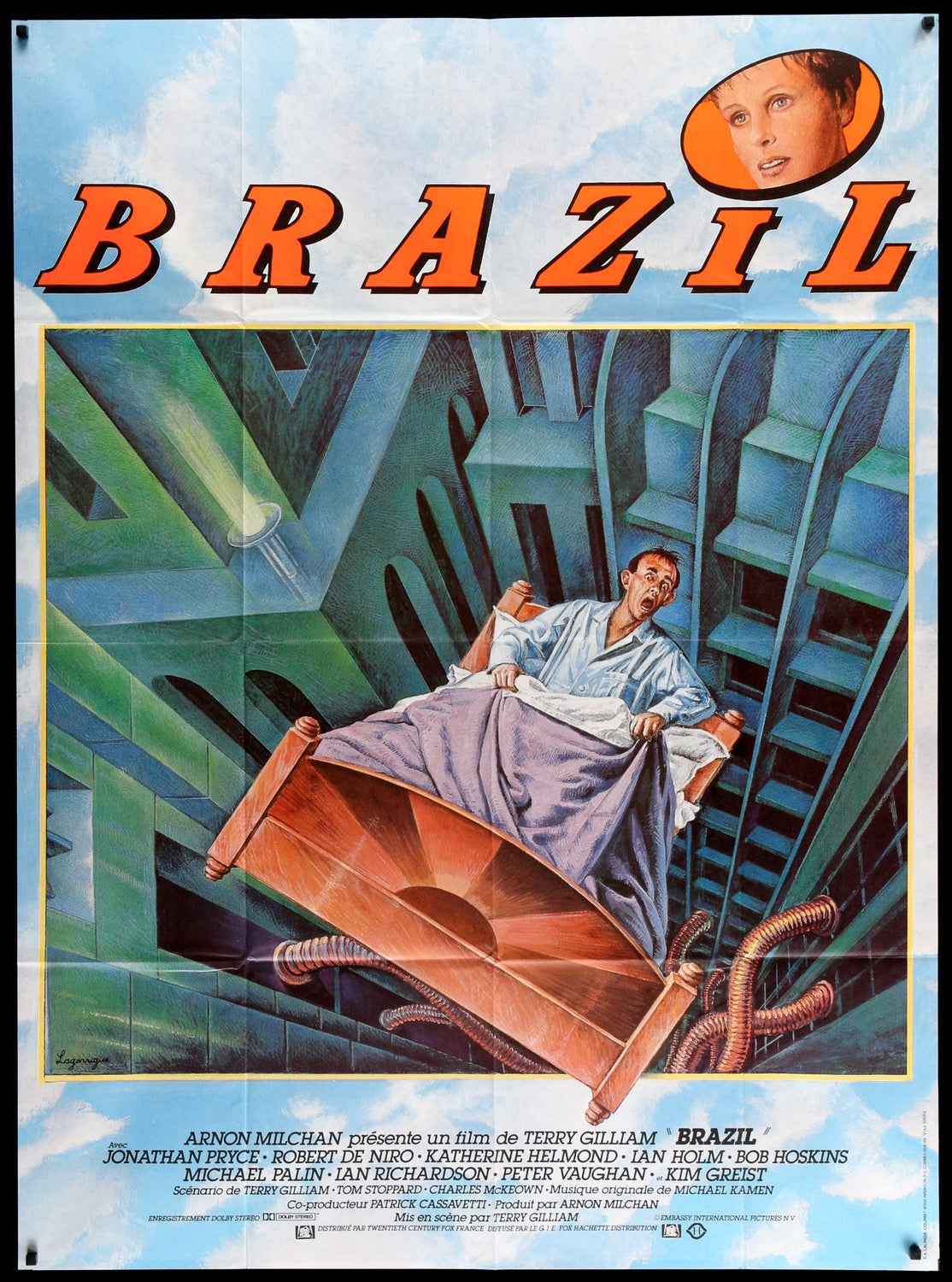 Brazil (1985) original movie poster for sale at Originalfilmart