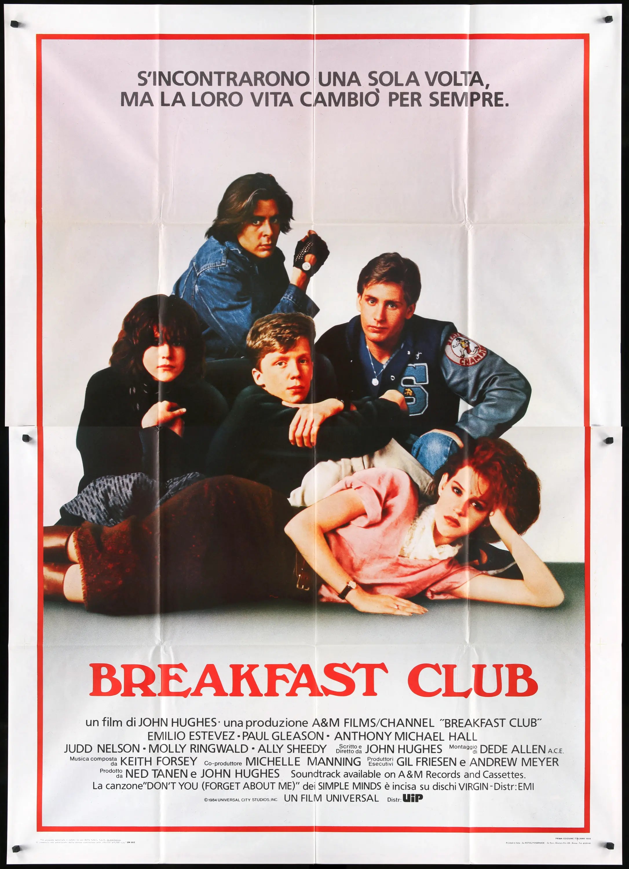Breakfast Club (1985) original movie poster for sale at Originalfilmart