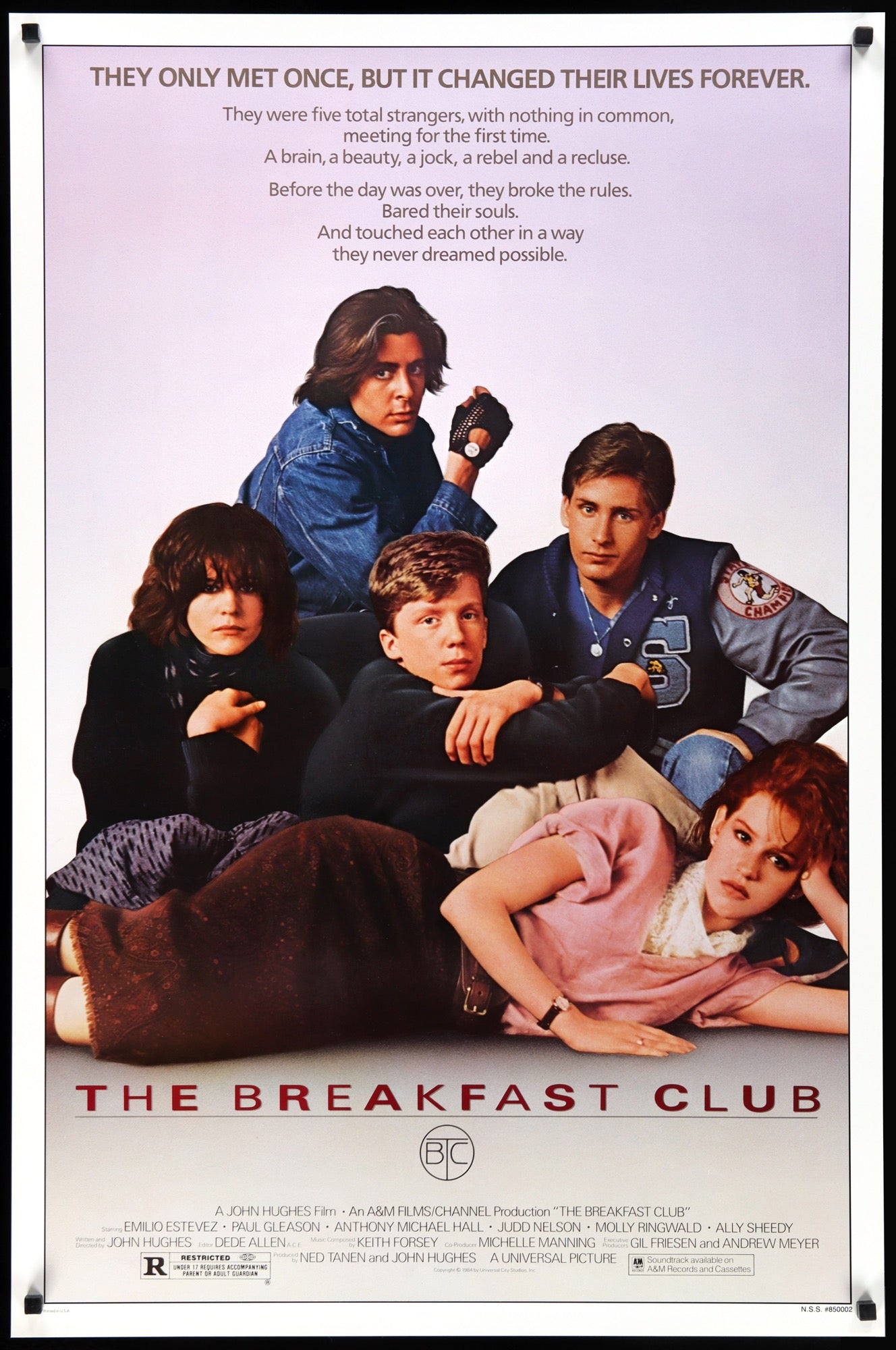 Breakfast Club (1985) original movie poster for sale at Originalfilmart