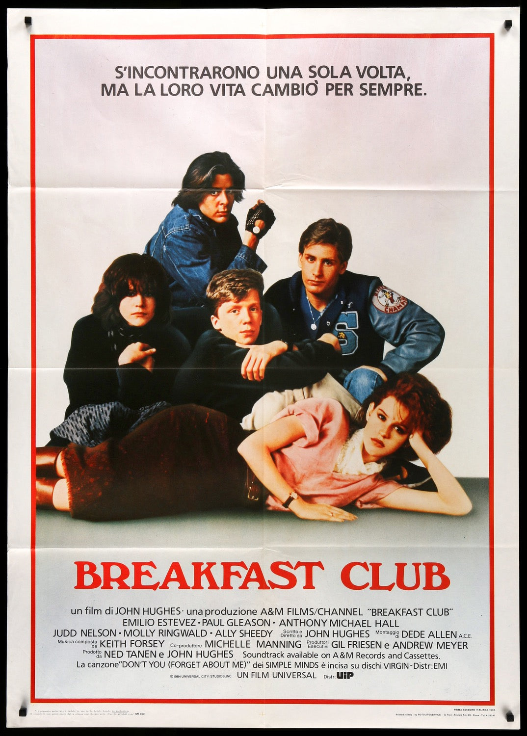 Breakfast Club (1985) original movie poster for sale at Originalfilmart